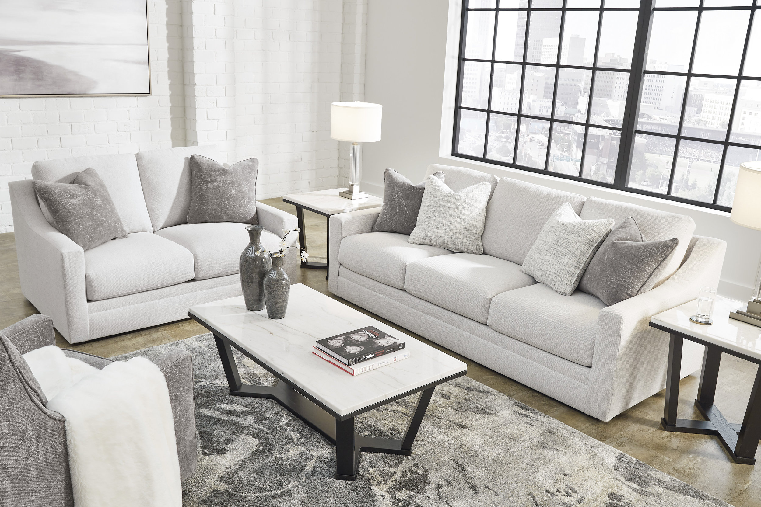 Maitelynn Polyester/Viscose Living Room Set
