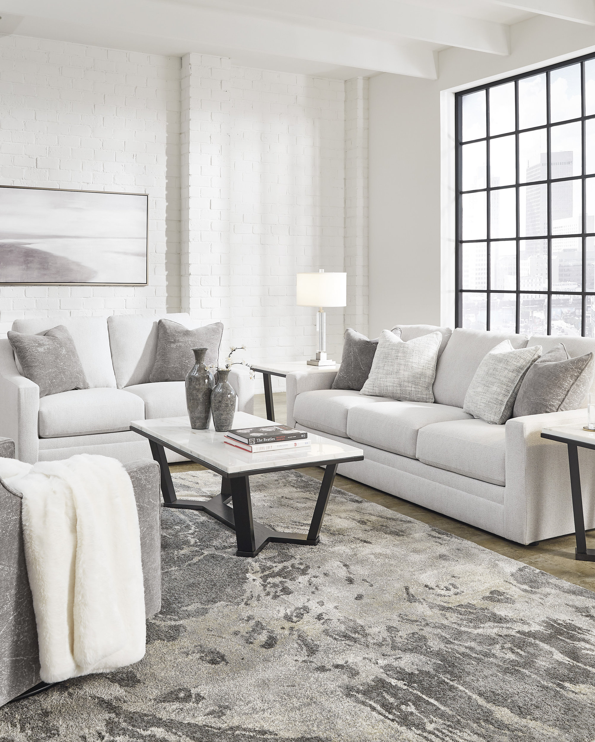 Maitelynn Polyester/Viscose Living Room Set