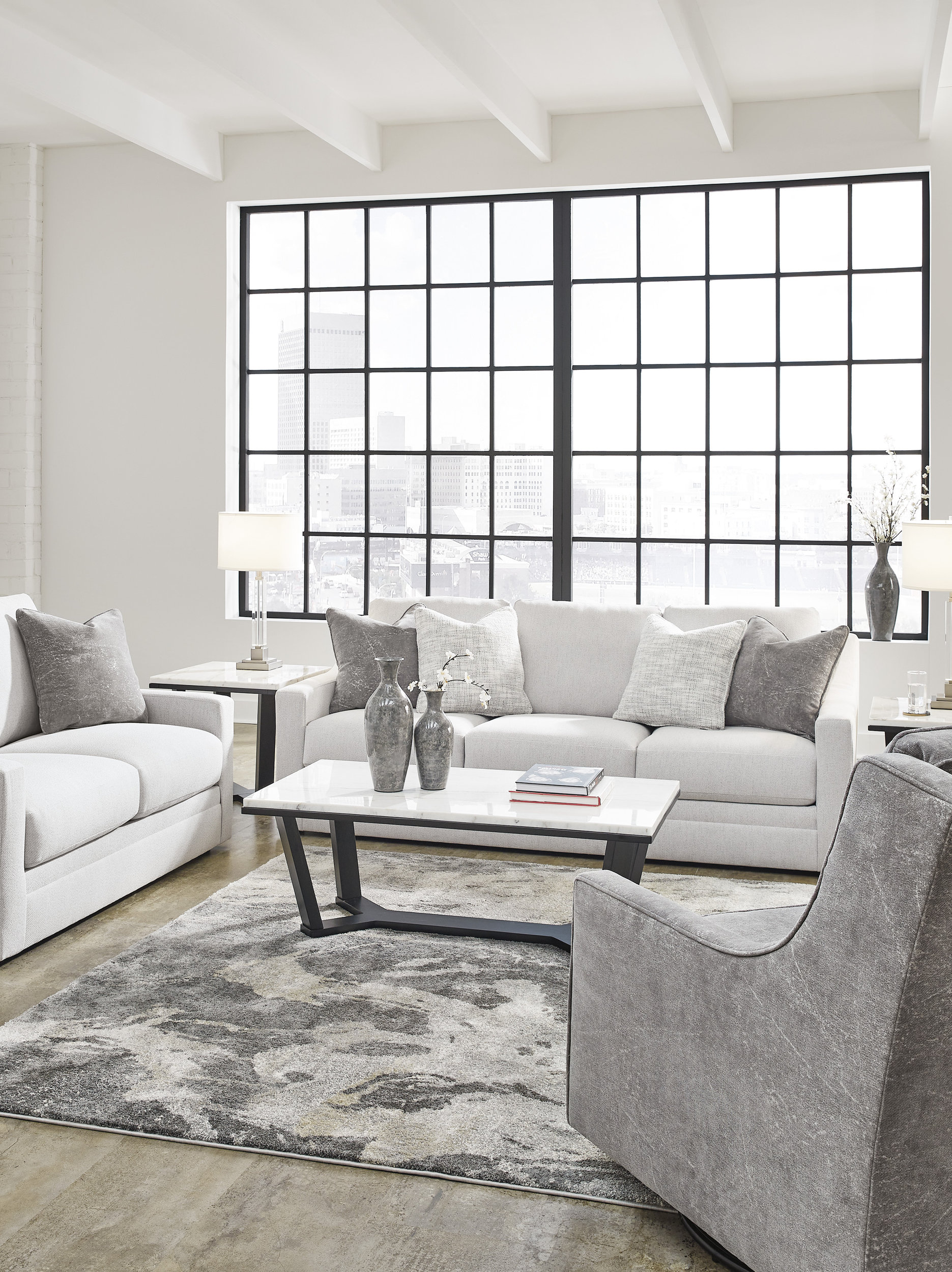 Maitelynn Polyester/Viscose Living Room Set