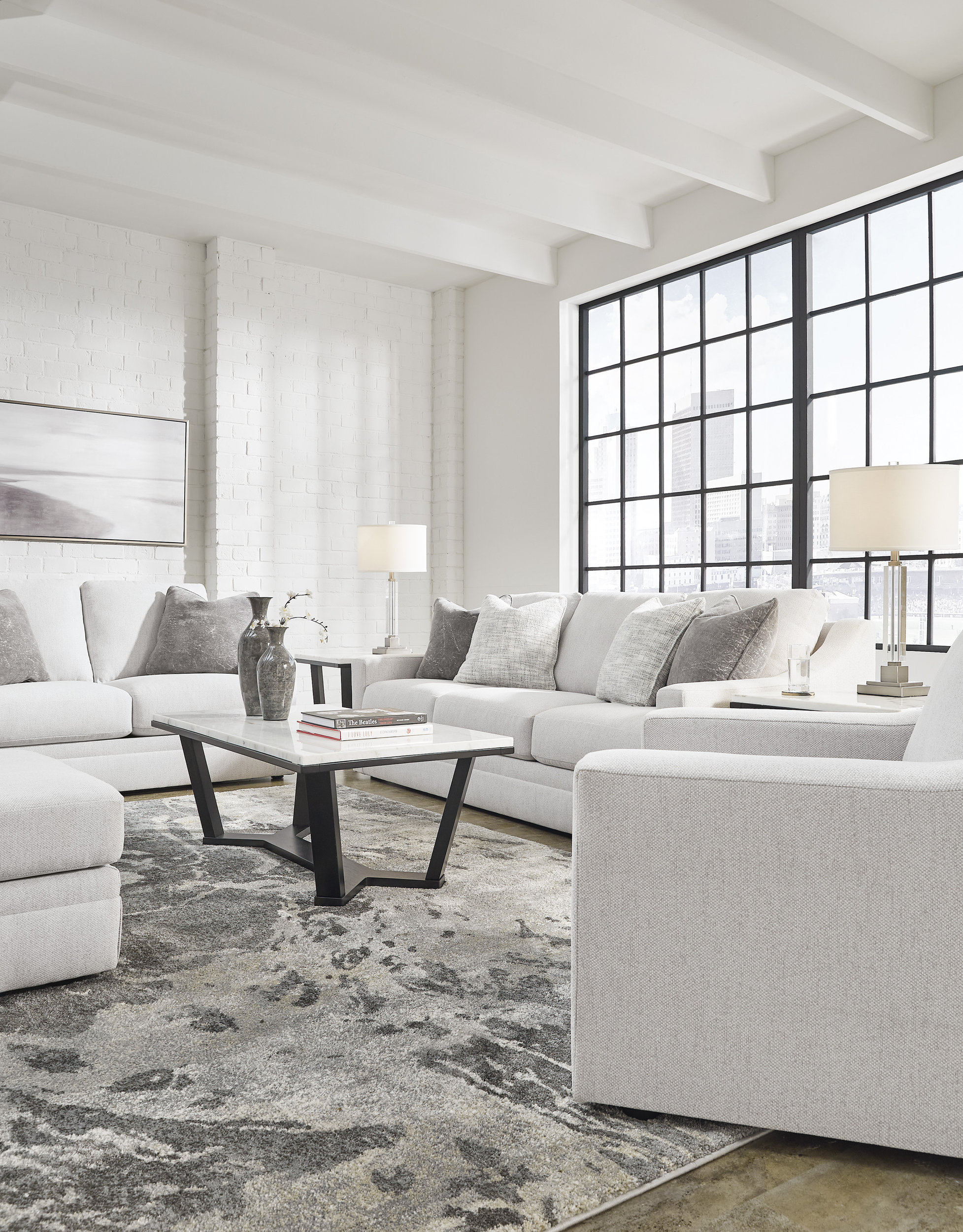 Maitelynn Polyester/Viscose Living Room Set