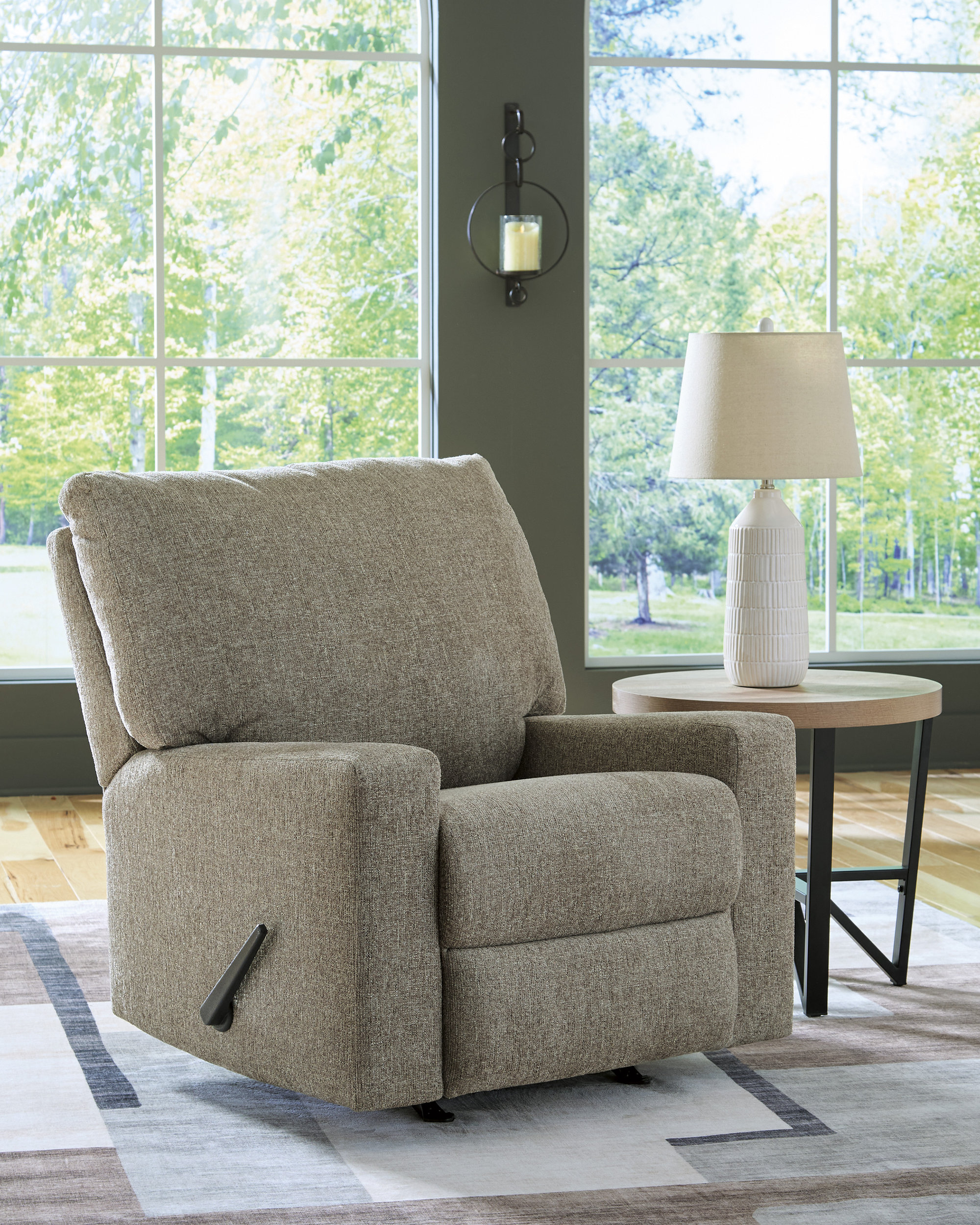 Newellen Polyester Rocker Recliner
