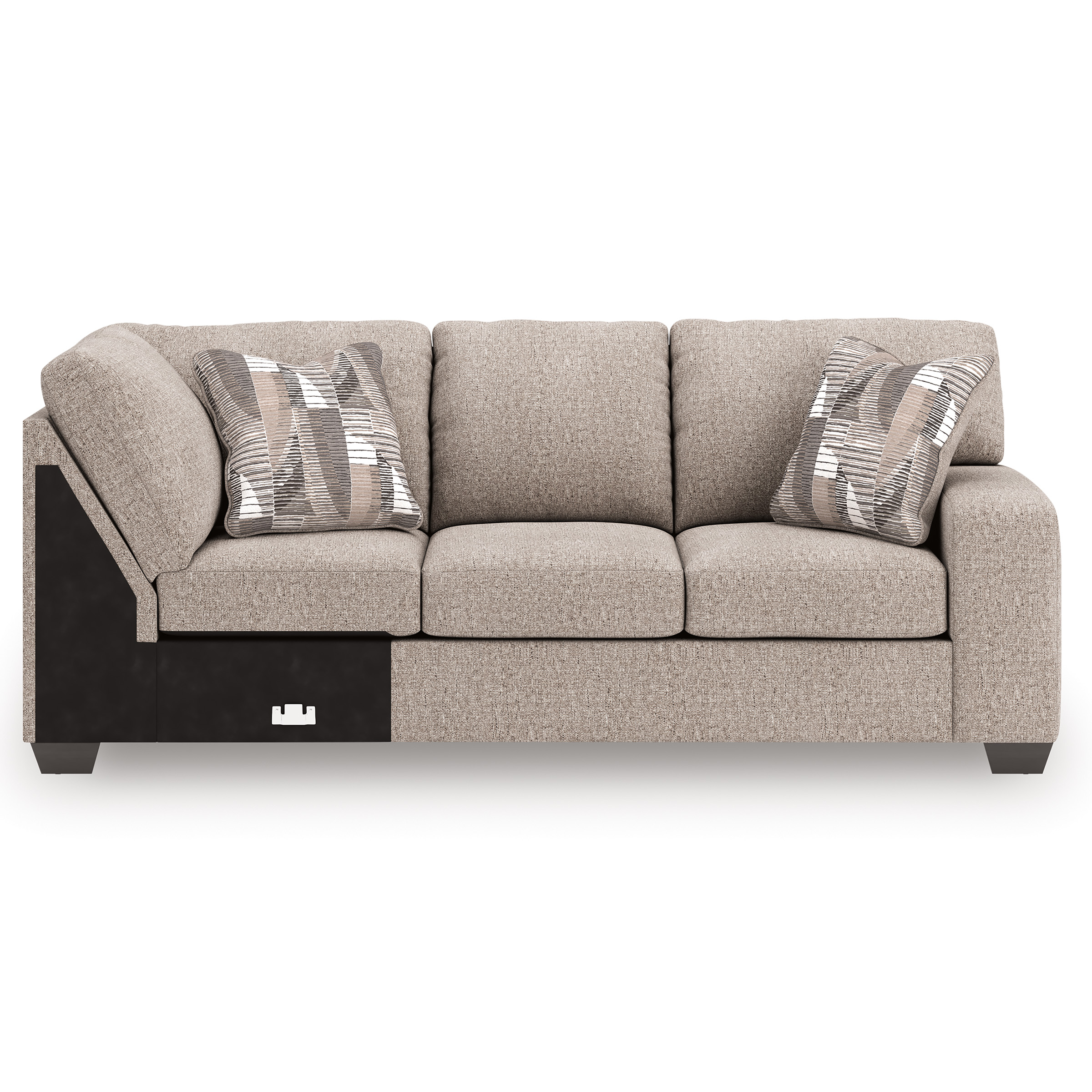 Newellen Fabric 3-Piece Sectional Sofa w/Left Chaise