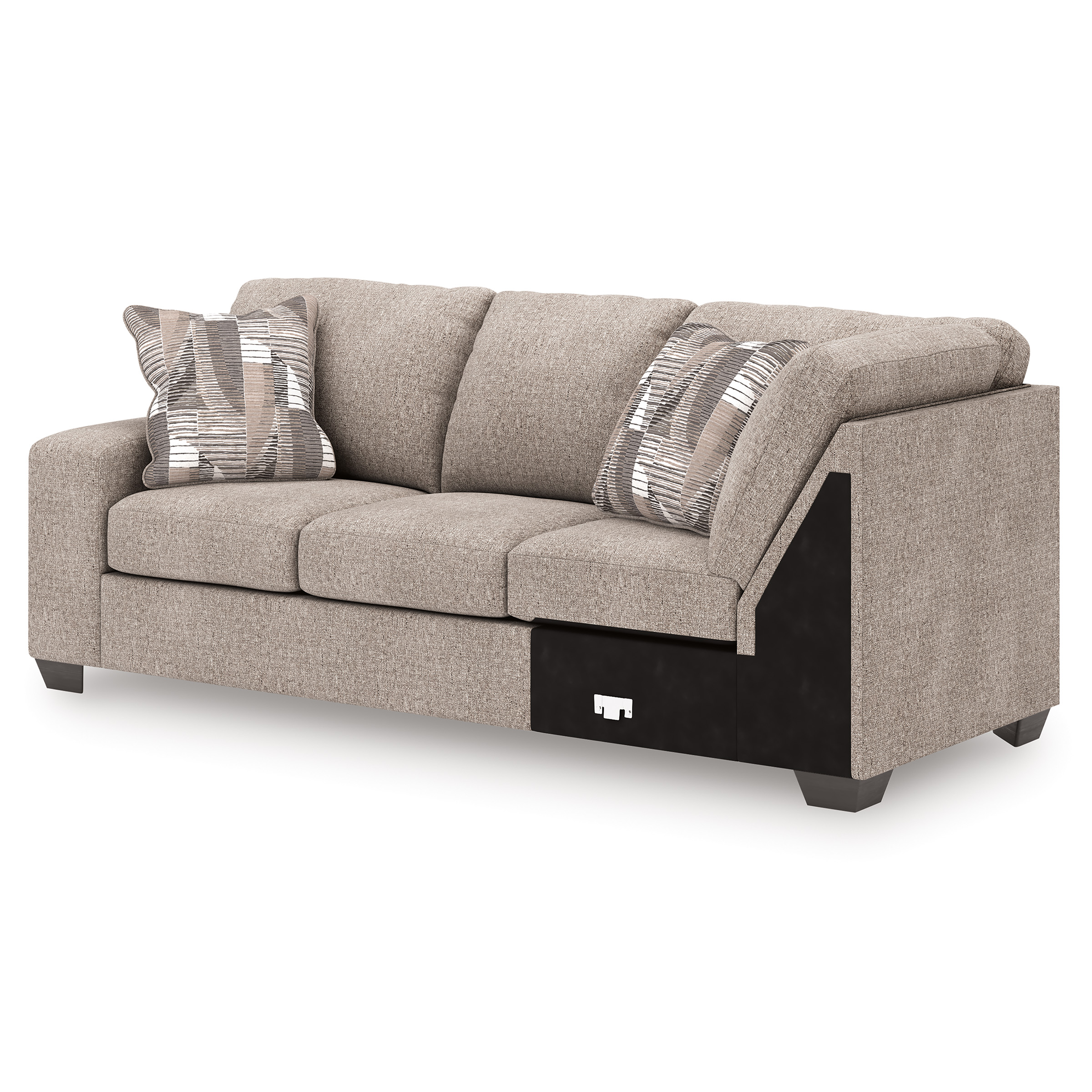 Newellen Fabric 3-Piece Sectional Sofa w/Right Chaise