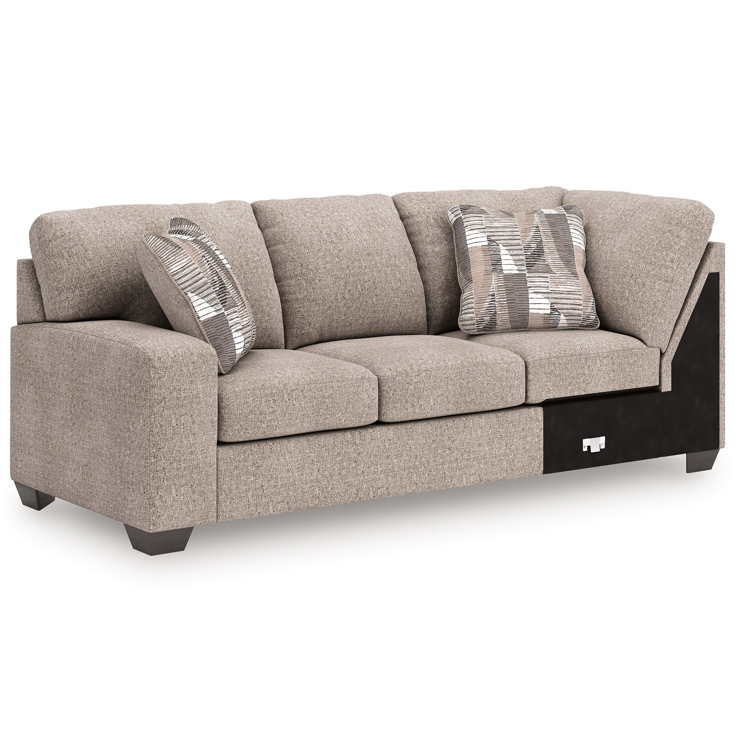 Newellen Fabric 3-Piece Sectional Sofa w/Right Chaise