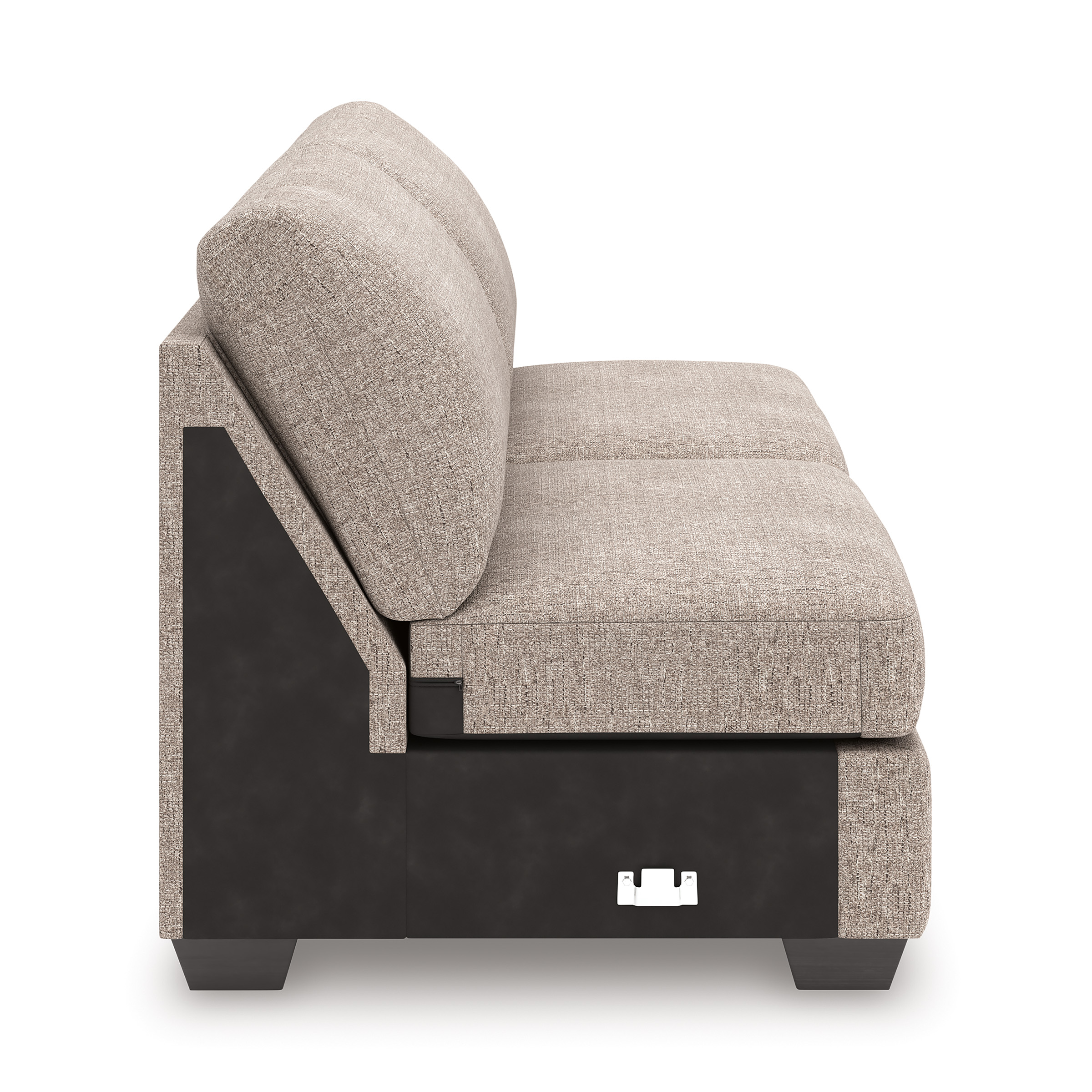 Newellen Fabric 3-Piece Sectional Sofa w/Double Chaise