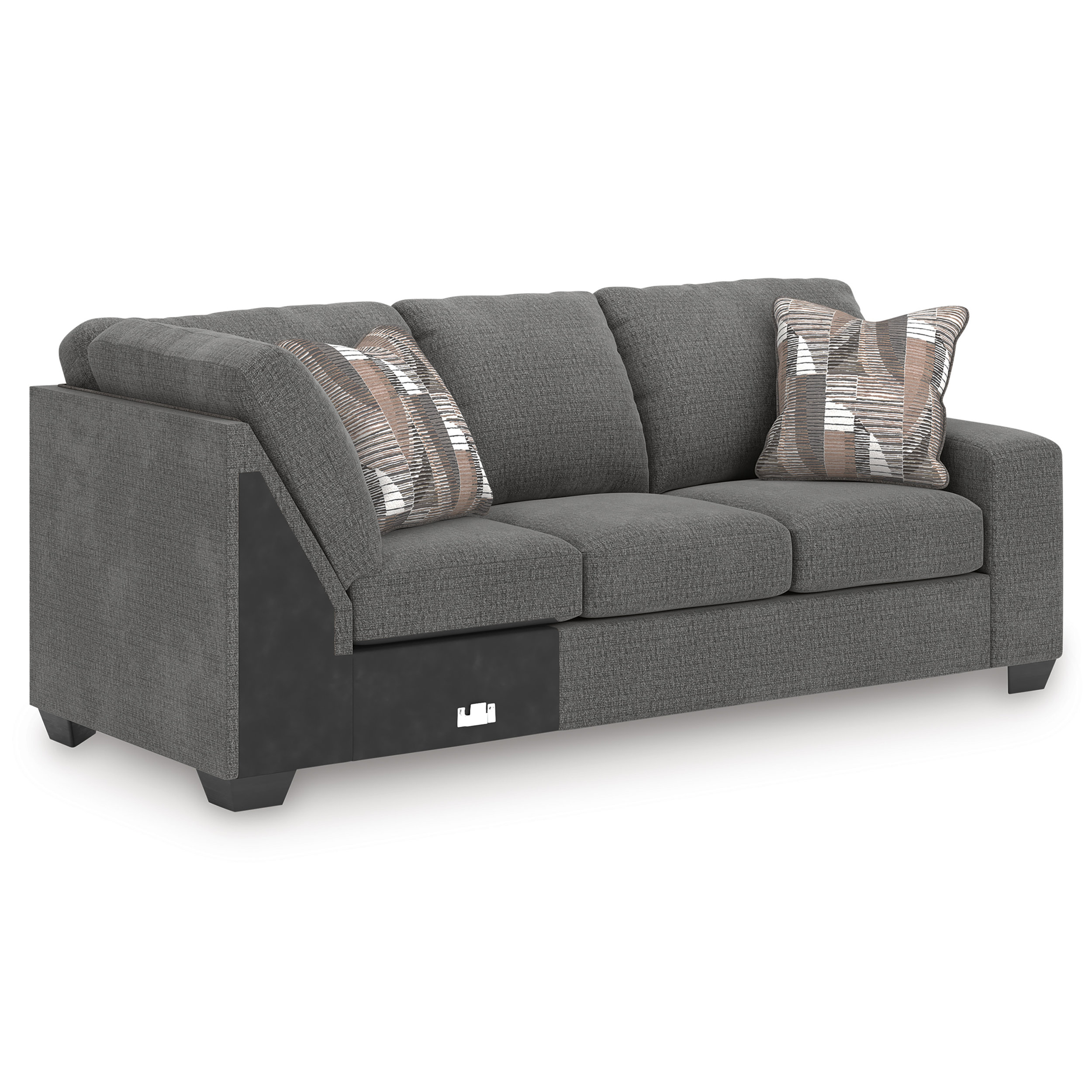 Newellen Fabric 3-Piece Sectional Sofa w/Left Chaise
