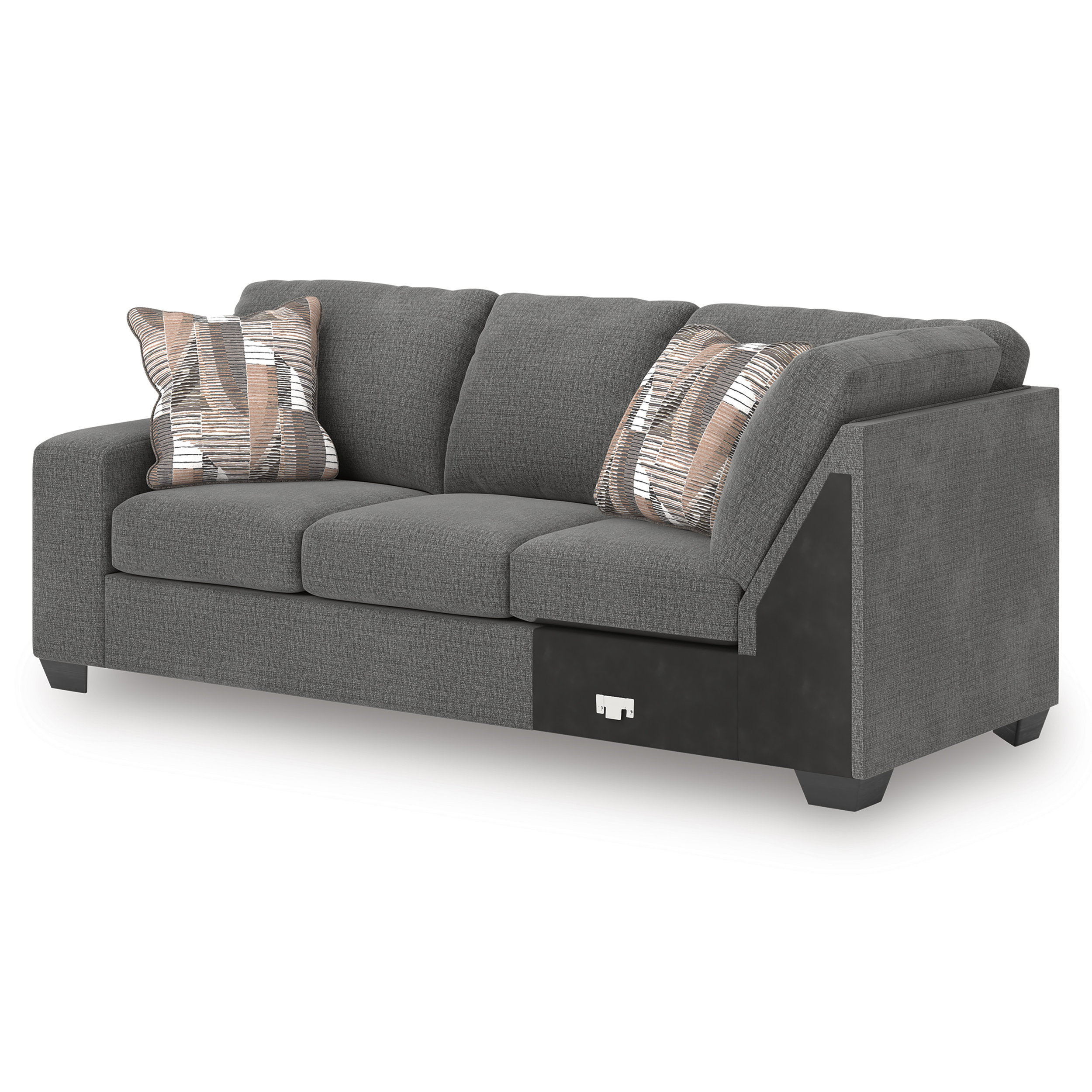 Newellen Fabric 3-Piece Sectional Sofa w/Right Chaise