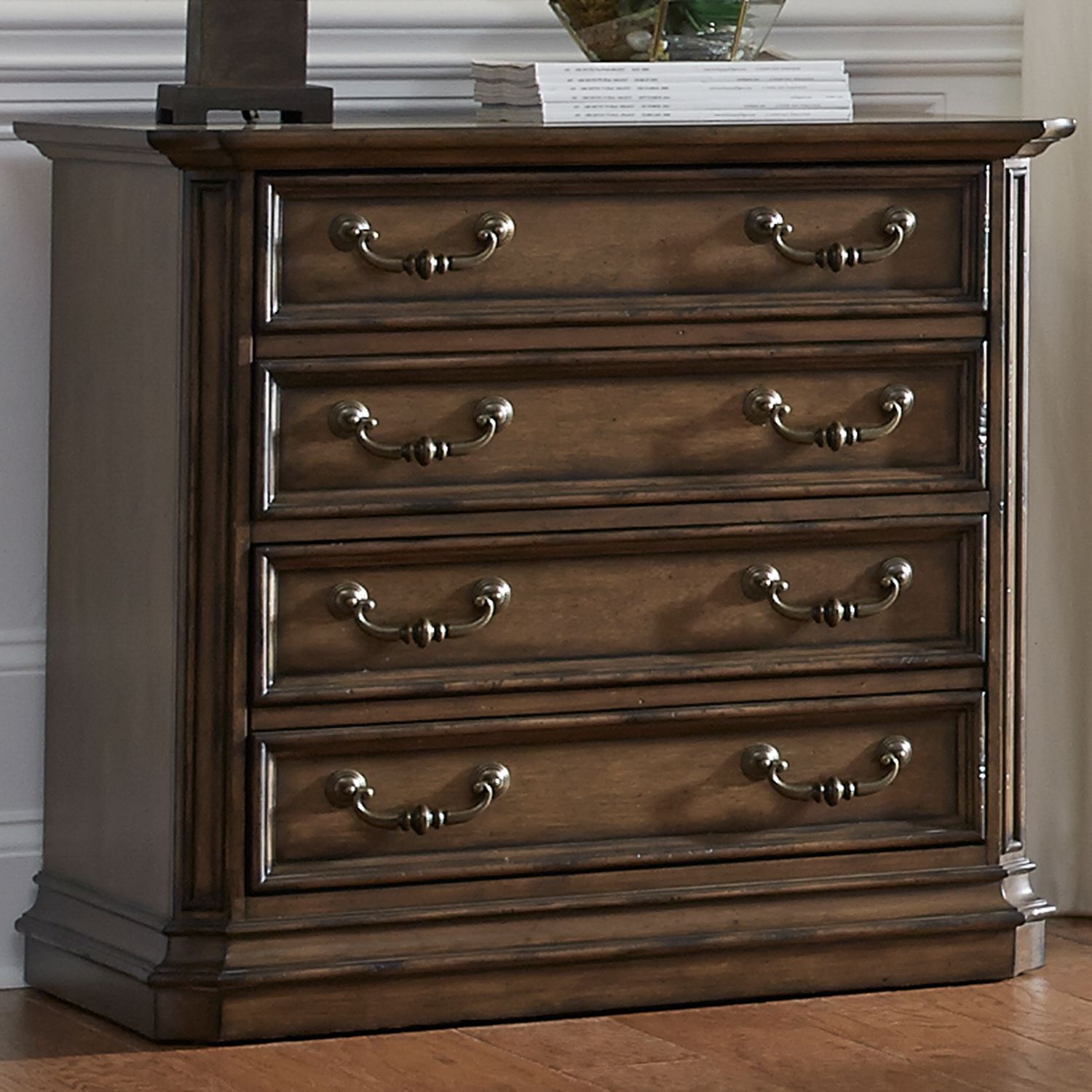 Amelia Wood 4-Drawer Lateral File Cabinet