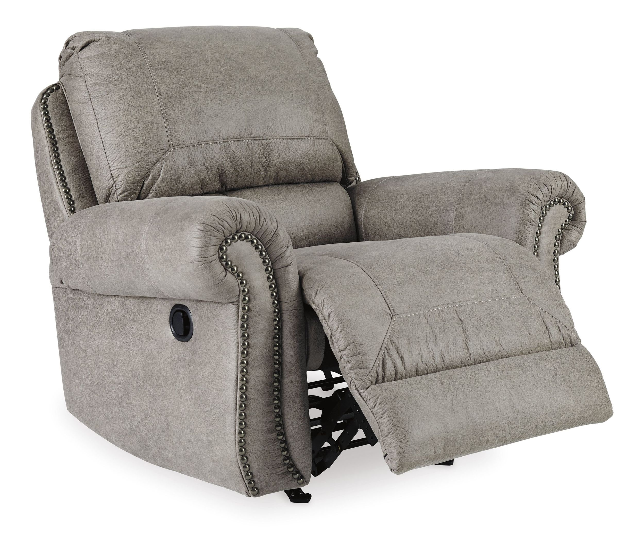 Olsberg Faux Leather Dual Power Recliner by Ashley