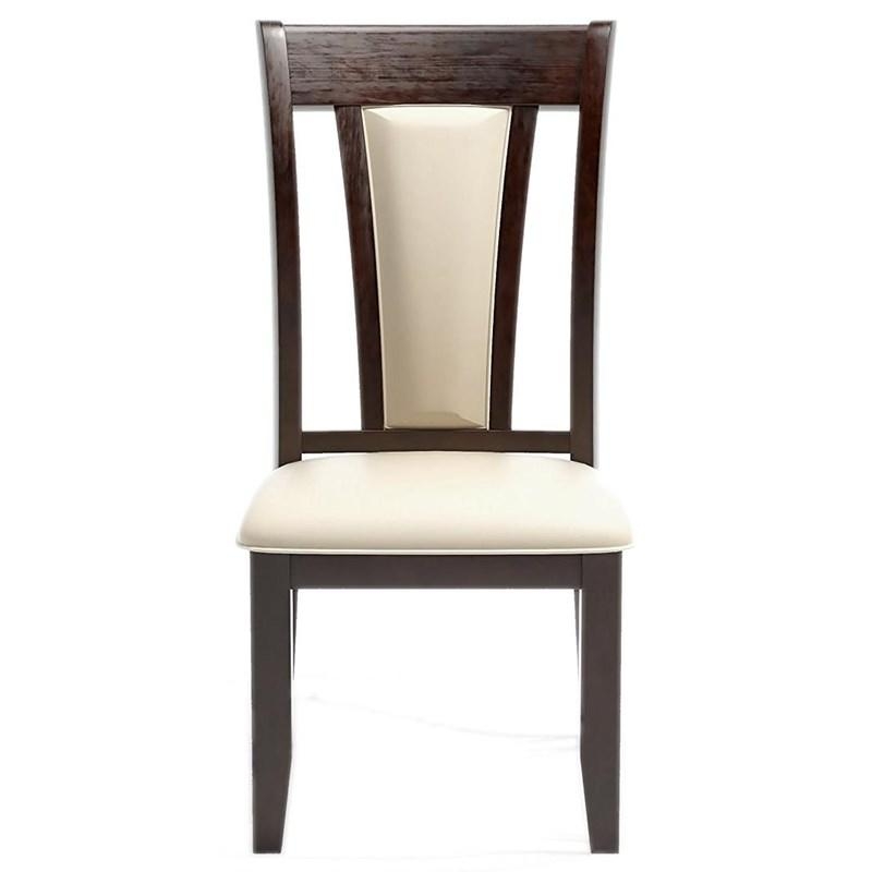 Brent Wood/Faux Marble Dining Set