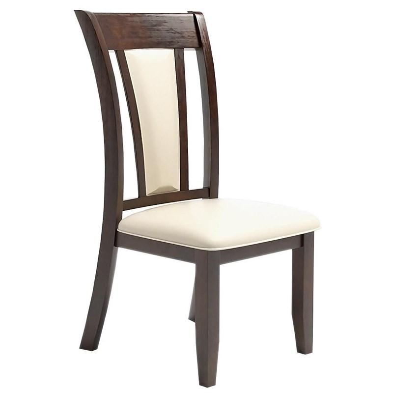 Brent Wood/Faux Marble Dining Set