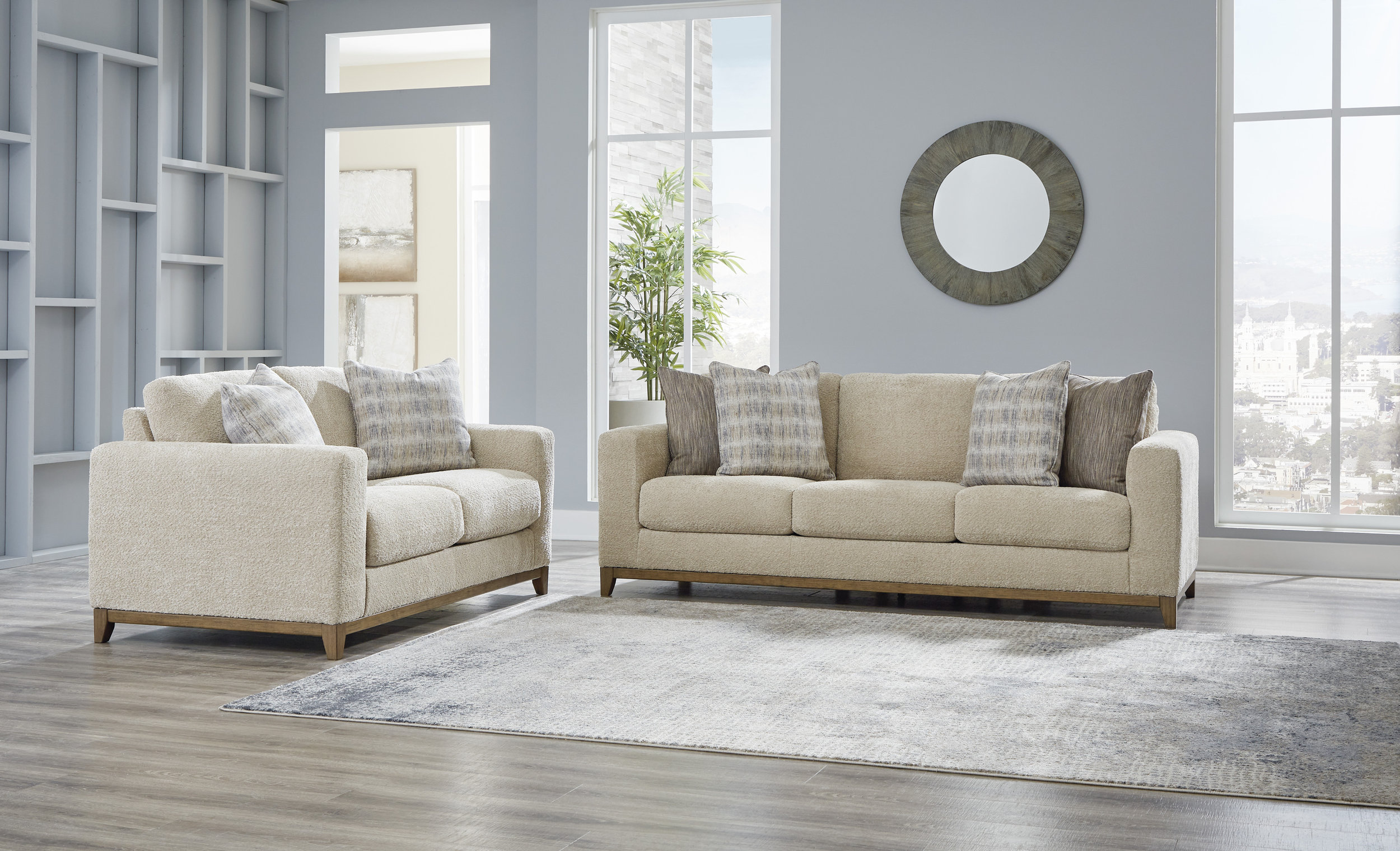 Parklynn Polyester Sofa