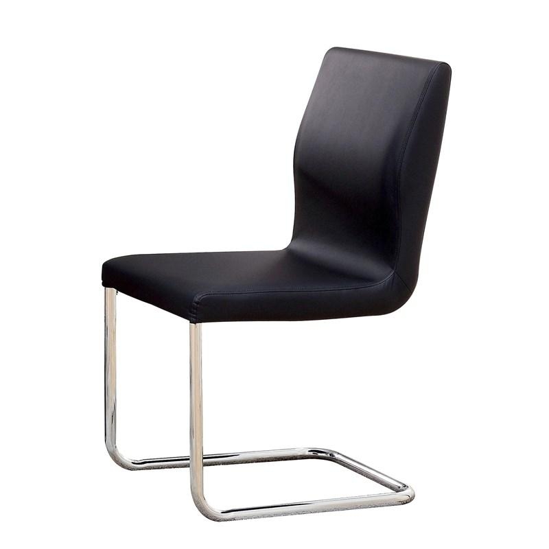 Lodia I Leatherette Dining Side Chair, Set of 2