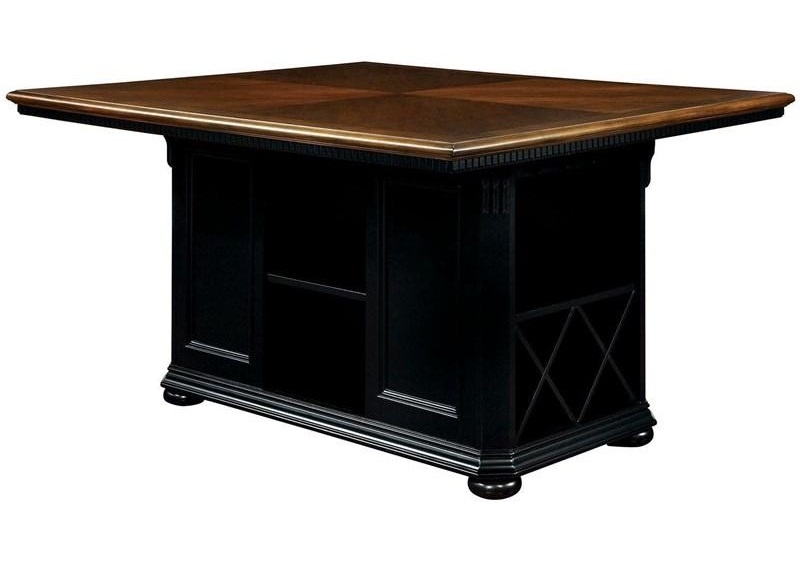 Sabrina Wood Storage Counter Height Dining Table