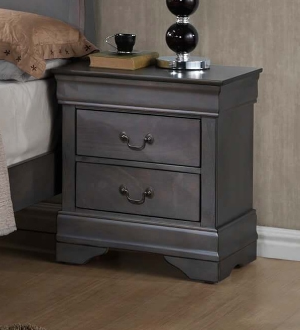 SM Lifestyle Louis Phillipe 4934 Wood Sleigh Bedroom Set