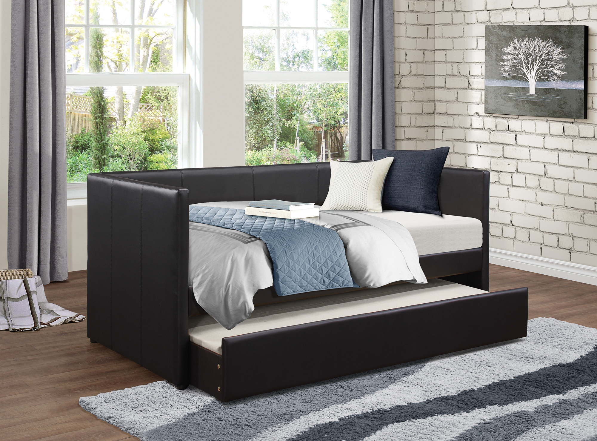 Adra Leatherette Daybed