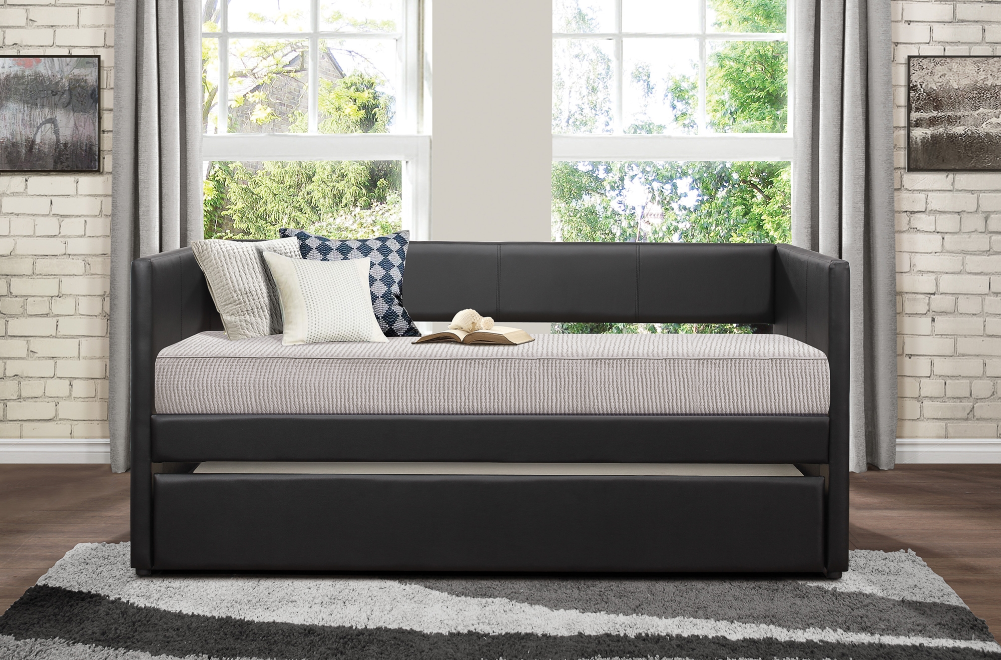 Adra Leatherette Daybed