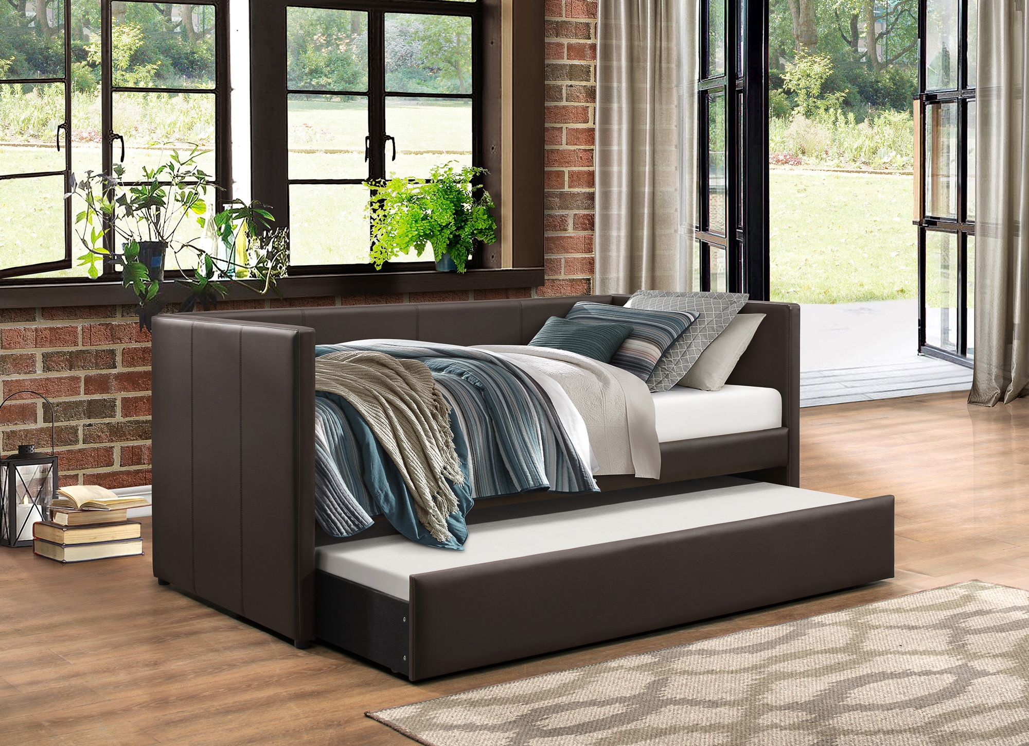 Adra Leatherette Daybed