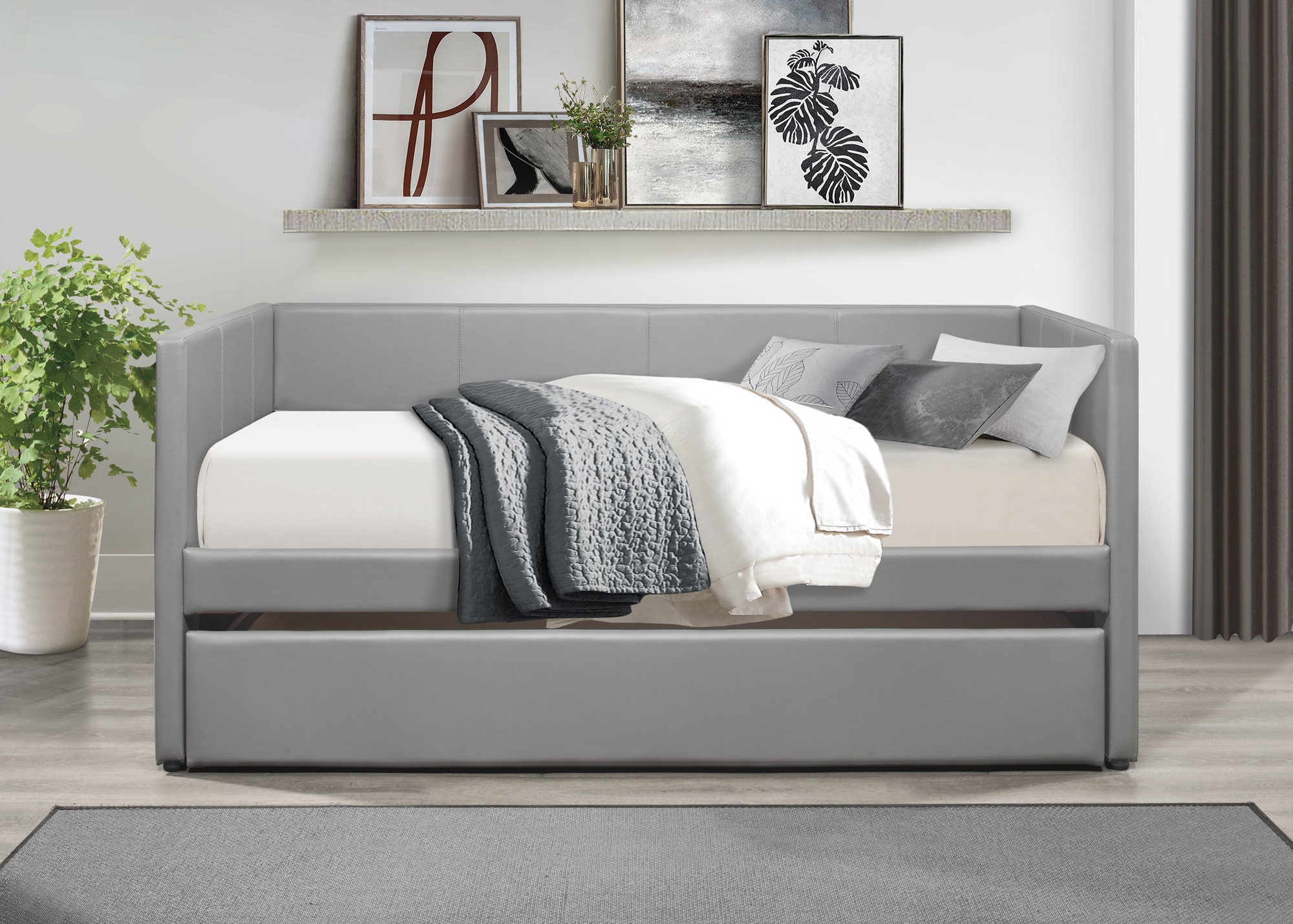 Adra Leatherette Daybed