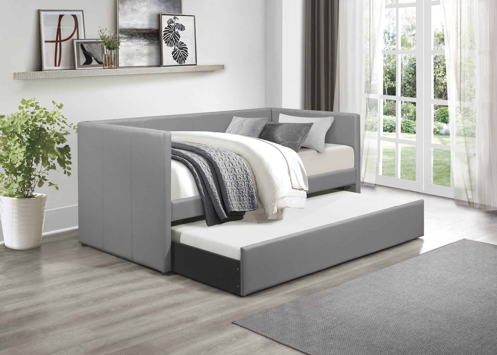 Adra Leatherette Daybed