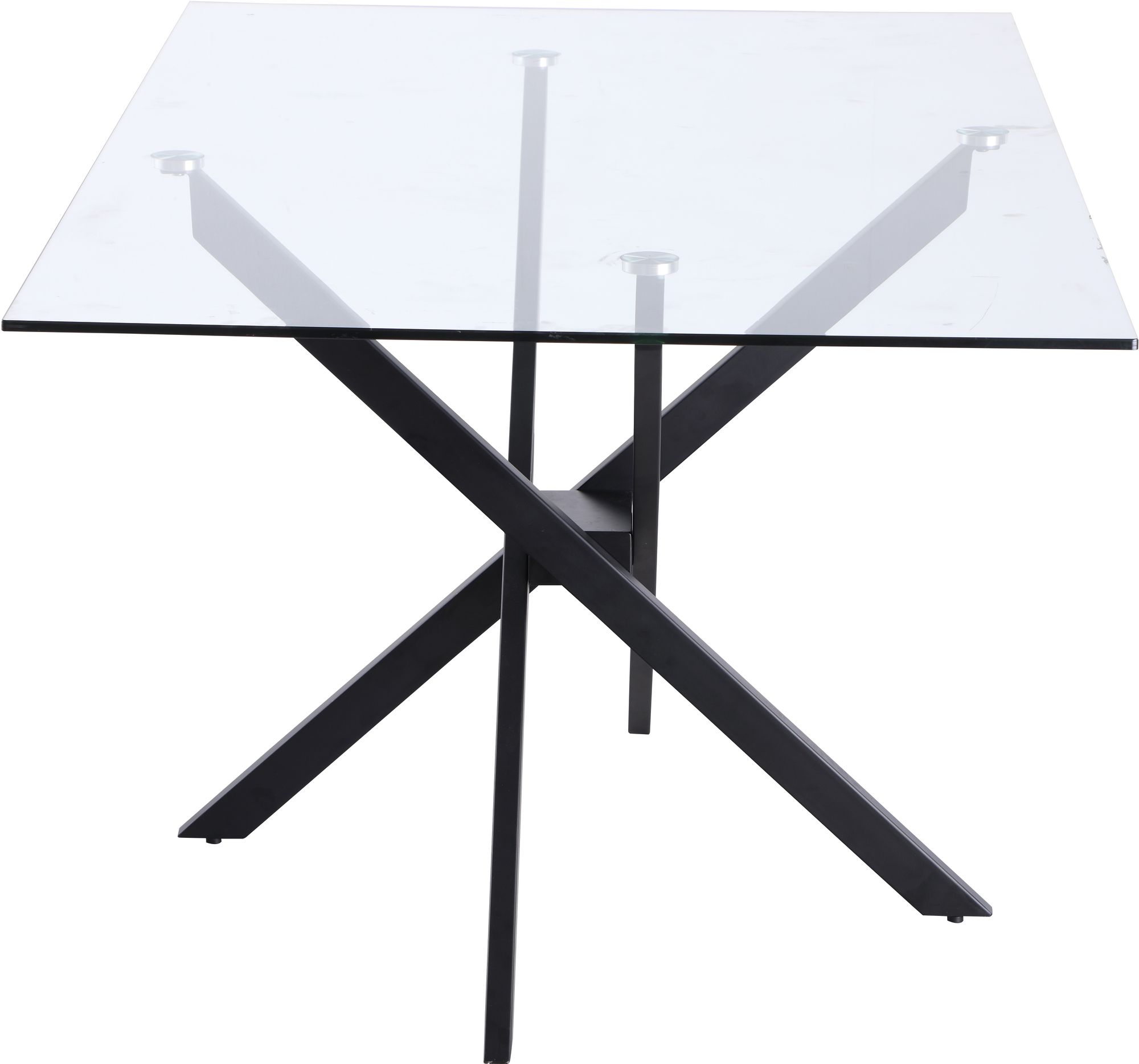 Xander 60" Rectangular Glass Dining Table