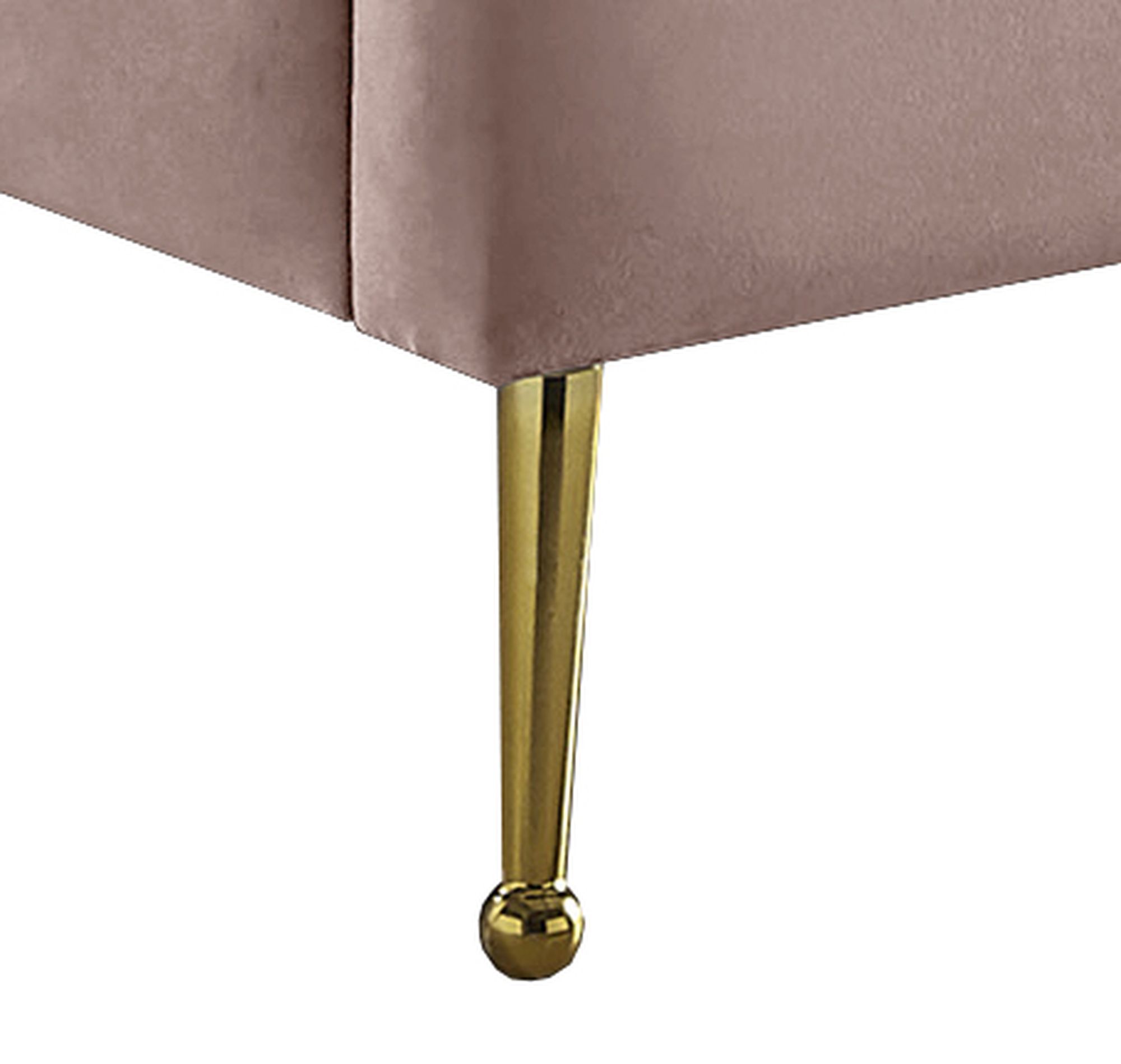 Lily Velvet Twin Size Bed