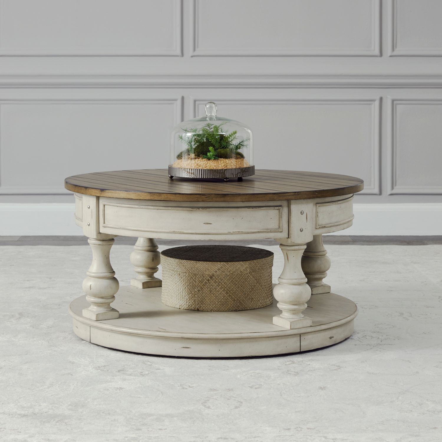 Morgan Creek Cocktail Table Set | Antique White | Liberty