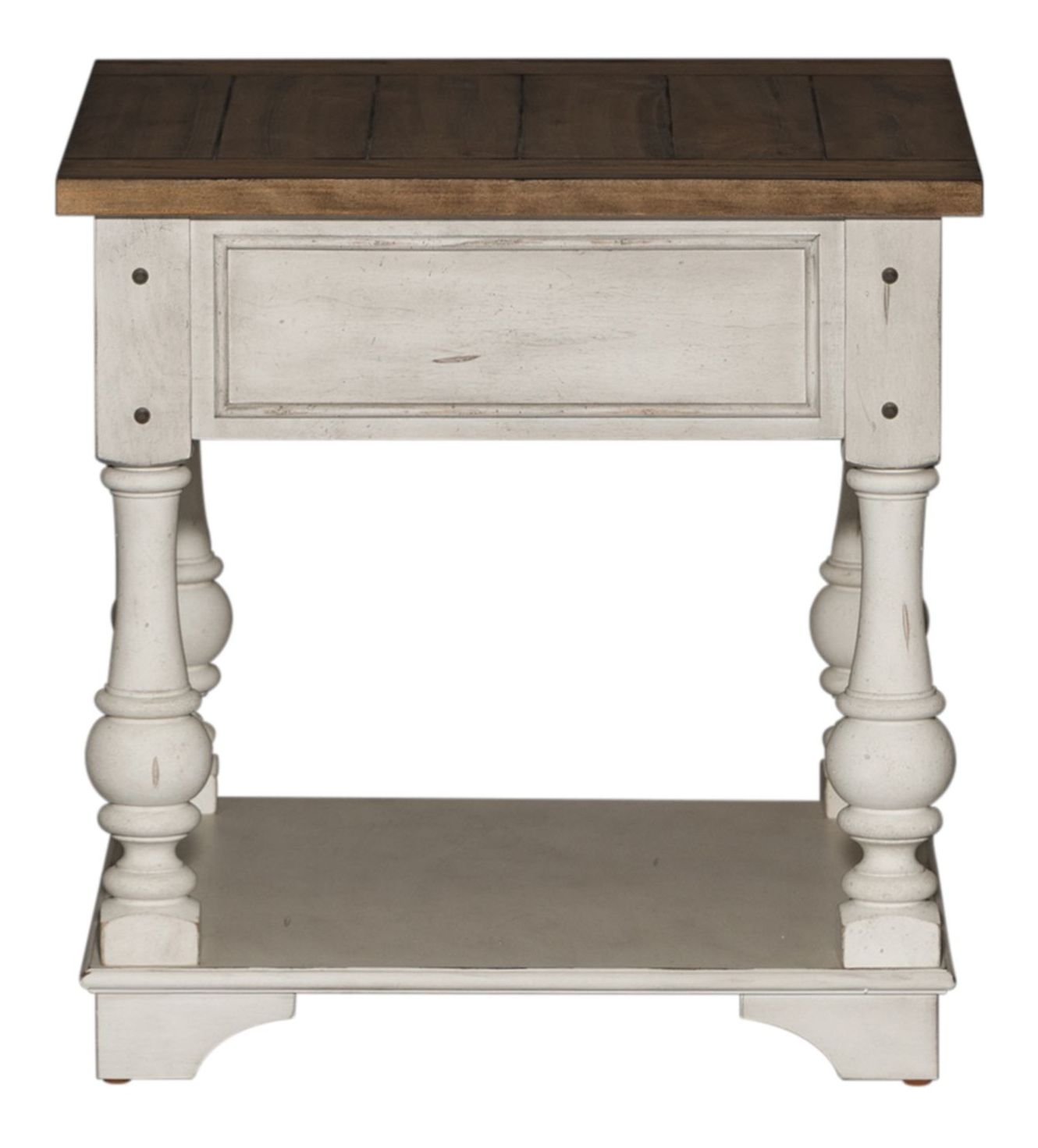 Morgan Creek Square Cocktail Table Set | Antique White | Liberty