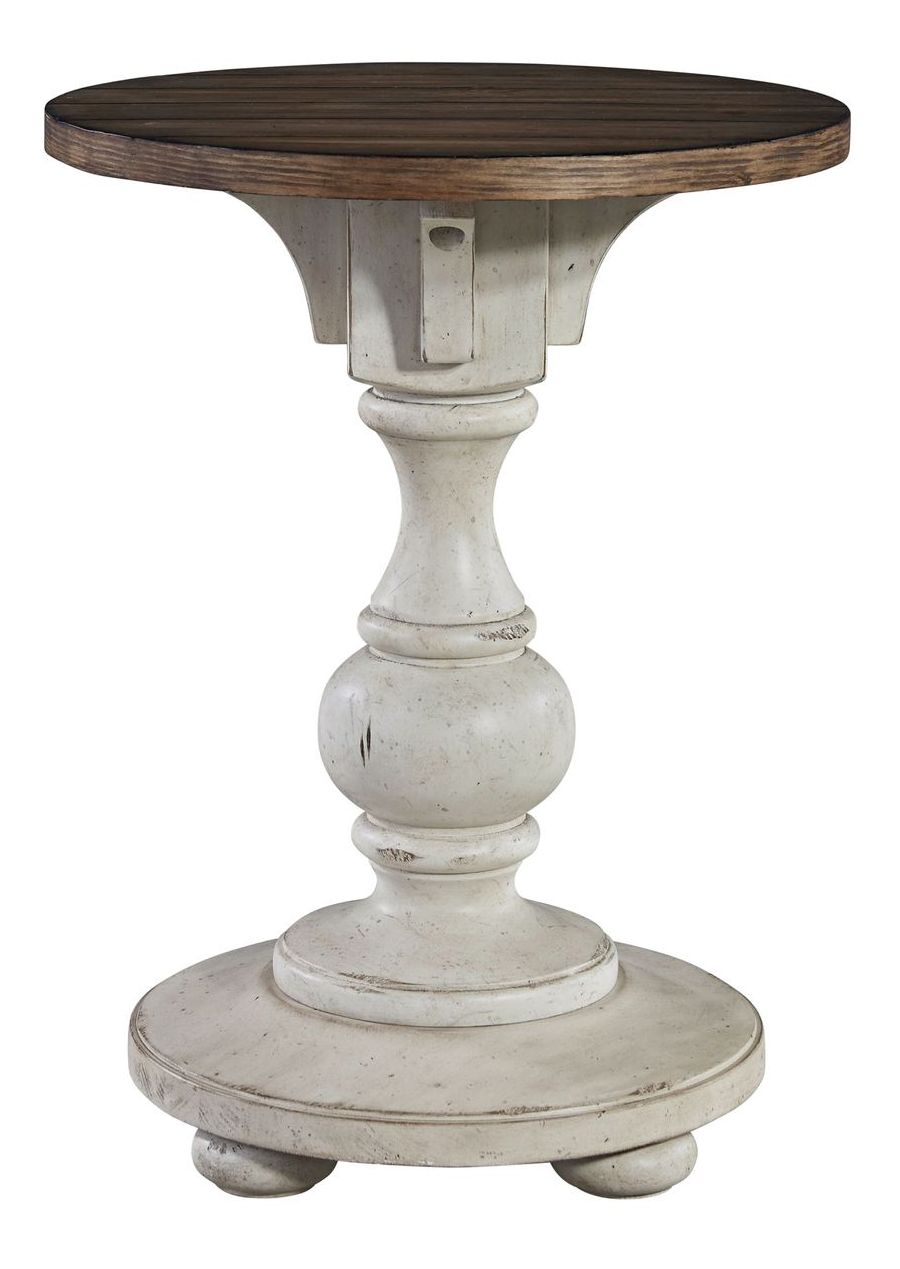 Morgan Creek Square Cocktail Table Set | Antique White | Liberty