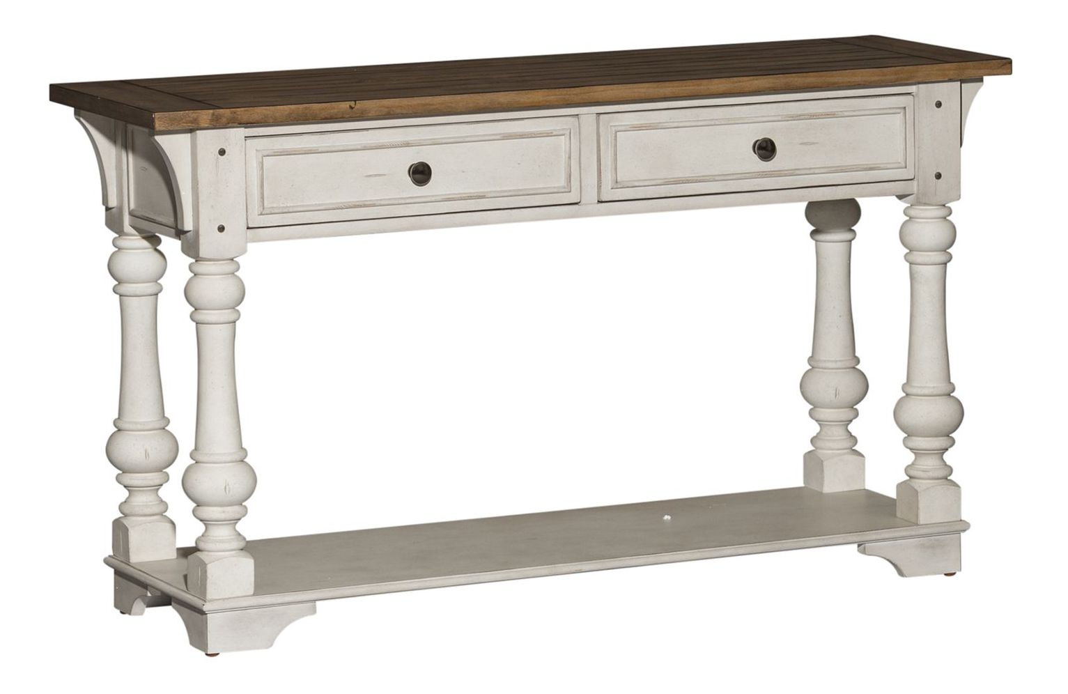 Morgan Creek Square Cocktail Table Set | Antique White | Liberty