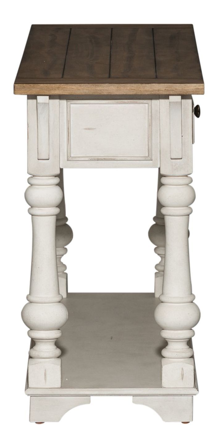 Morgan Creek Square Cocktail Table Set | Antique White | Liberty