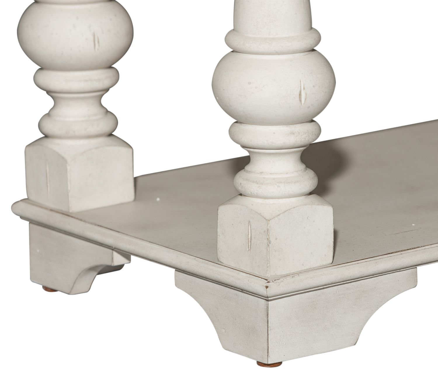 Morgan Creek Round Cocktail Table Set | Antique White | Liberty