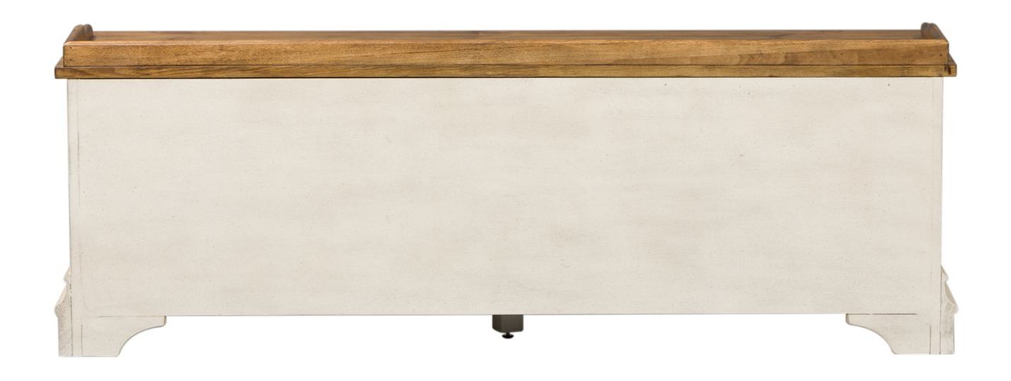 Morgan Creek Wood Storage Hall Bench w/2 Drawers