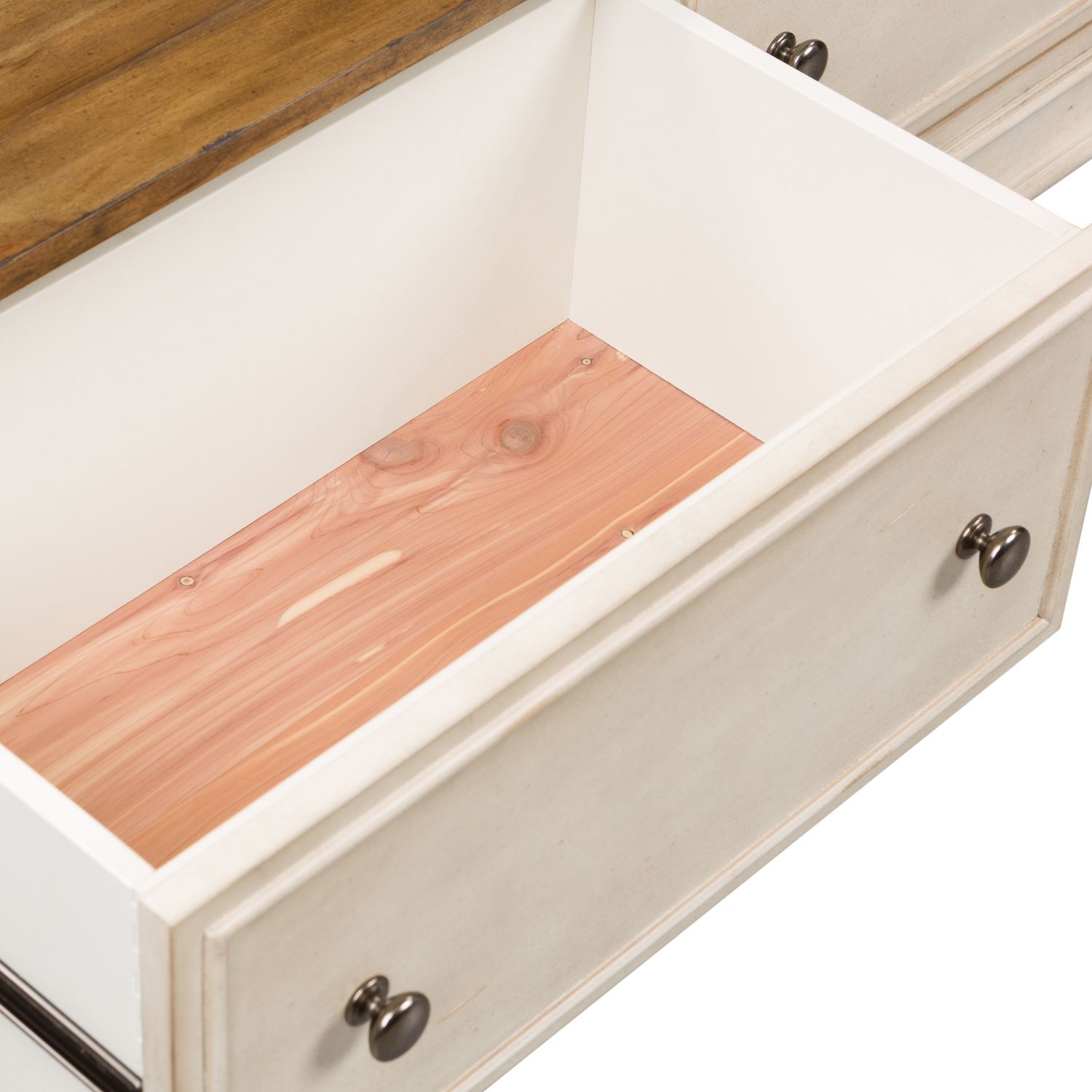 Morgan Creek Wood Storage Hall Bench w/2 Drawers
