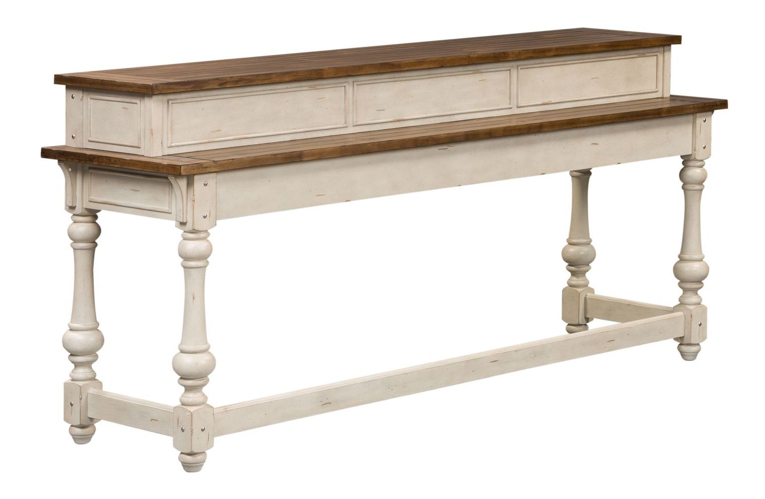 Morgan Creek Square Cocktail Table Set | Antique White | Liberty