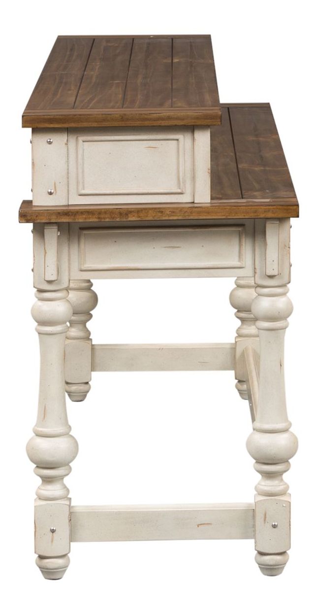 Morgan Creek Round Cocktail Table Set | Antique White | Liberty
