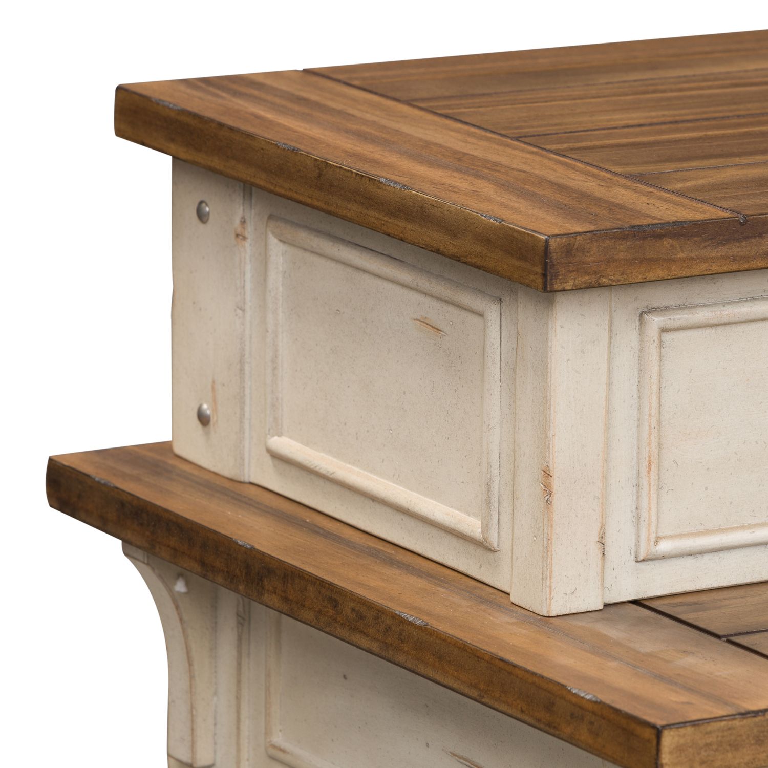 Morgan Creek Console Bar Table Set | 3 Swivel Stools | Liberty