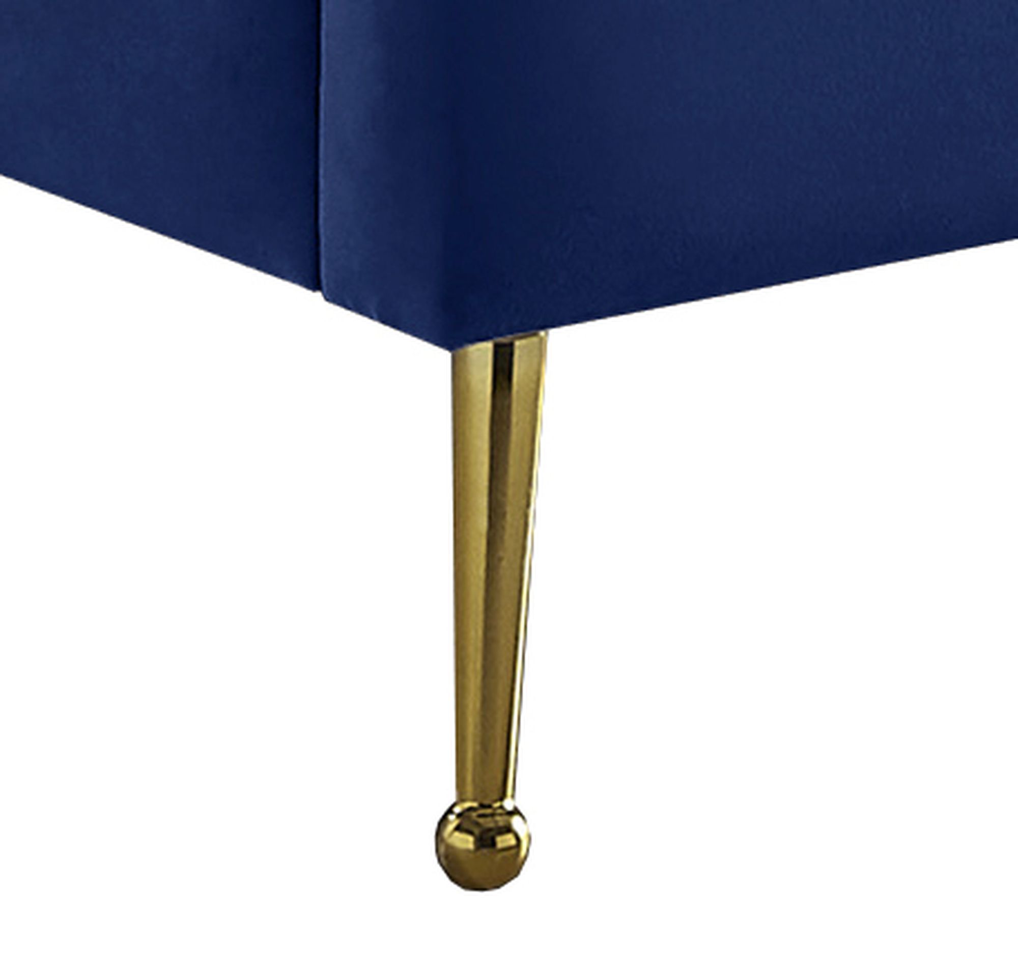 Lily Velvet Twin Size Bed