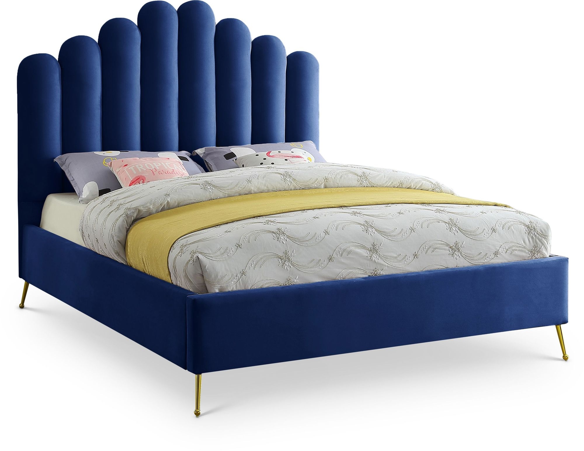 Lily Velvet Bed