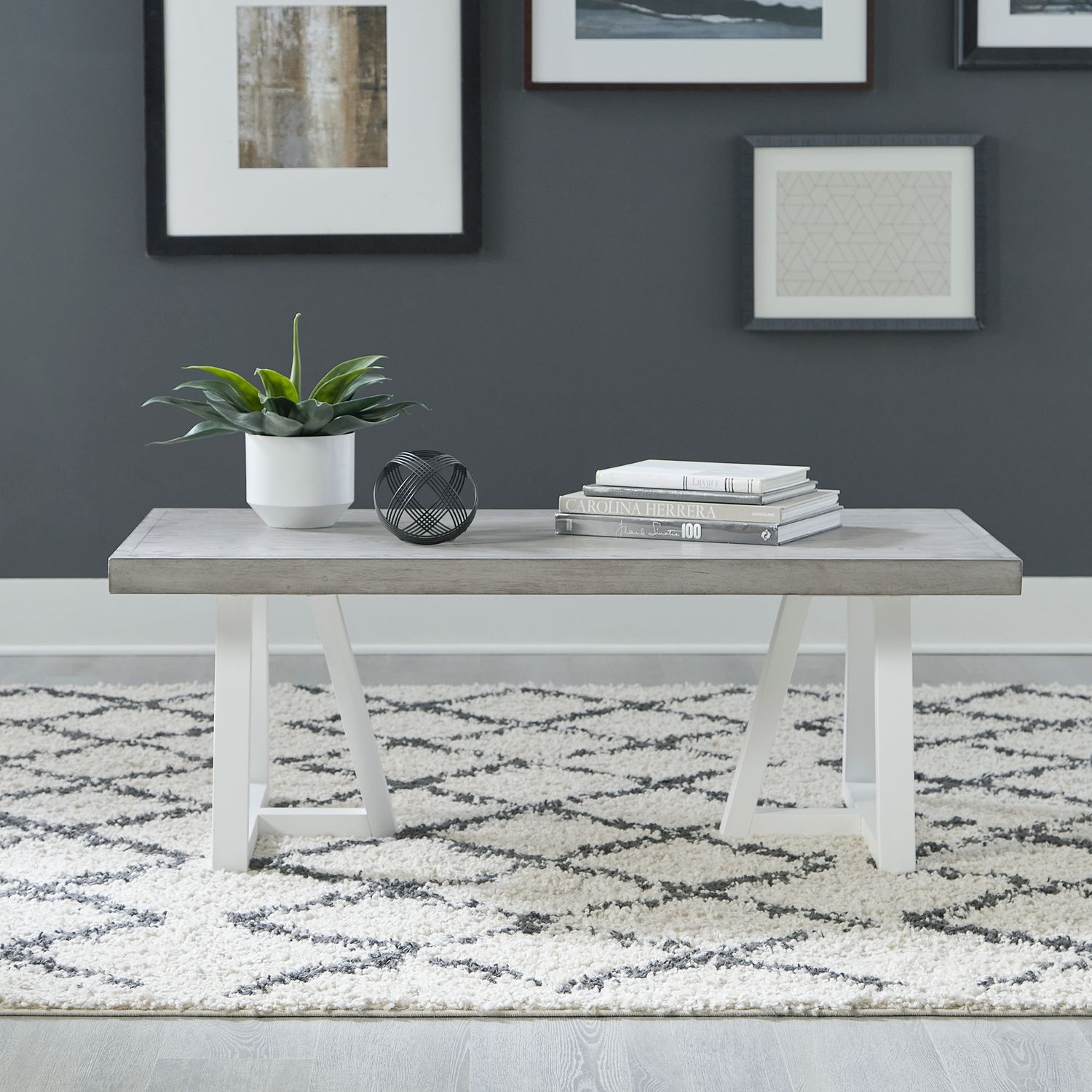 Palmetto Heights Cocktail Table Set | Two-Tone | Liberty