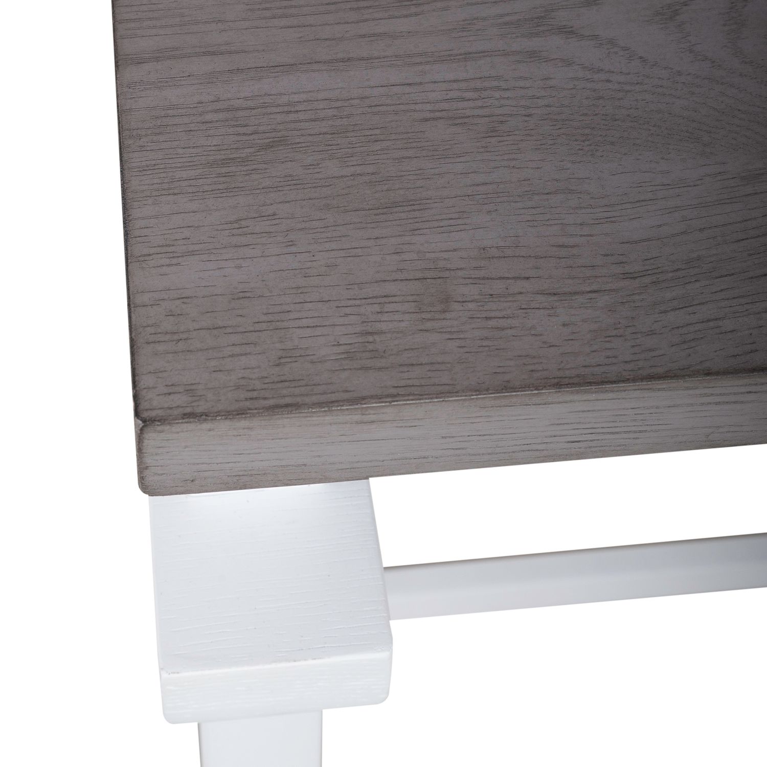 Palmetto Heights Rectangular Wood Console Bar Table w/Charging Station