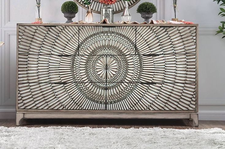 Kamalah Wood Dresser w/7 Drawers