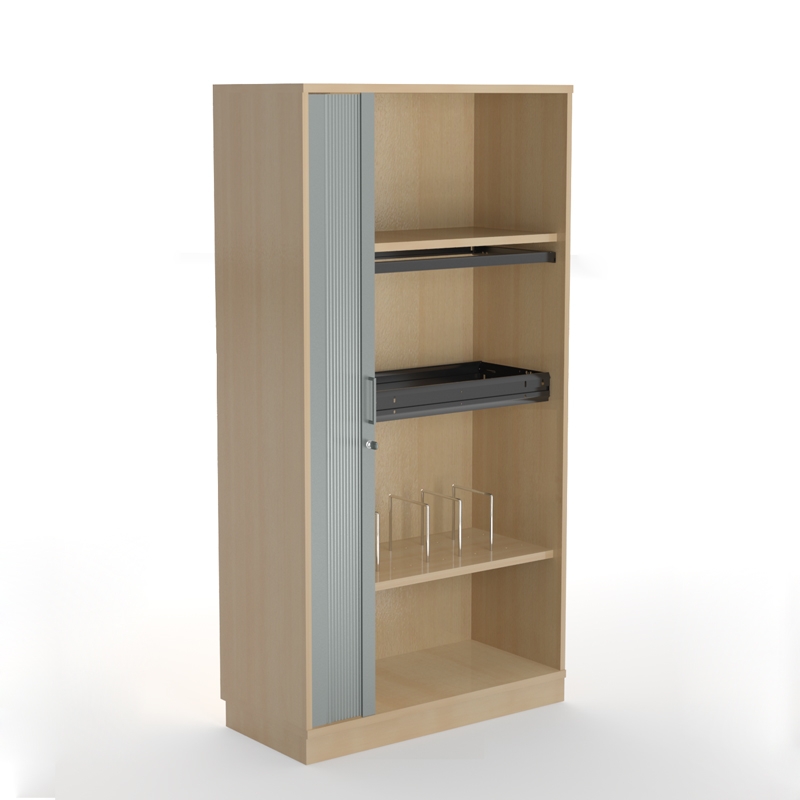 Uni Plus H73.8" Office Cabinet w/Tambour Lockable Door