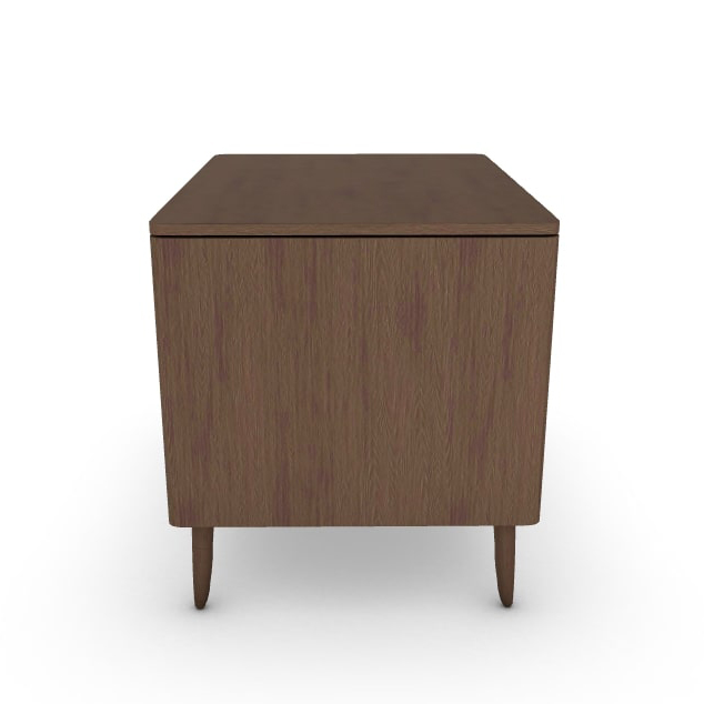 Boston Wood Nightstand w/2 Drawers