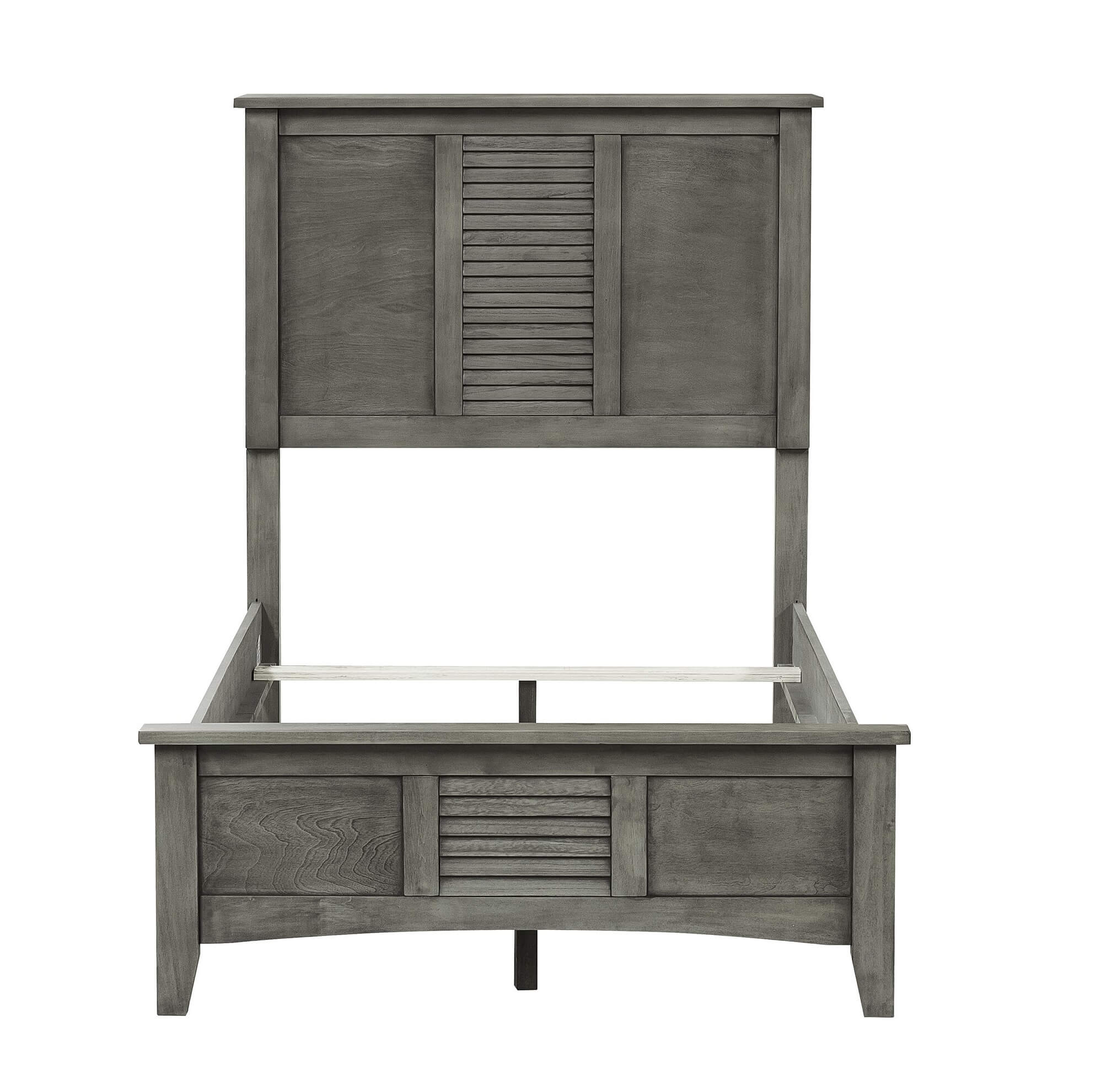 Garcia Wood/Wood Veneer Panel Bed, Twin Size