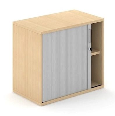 Uni Plus Office Cabinet w/Tambour Lockable Door & Height Adj. Shelf