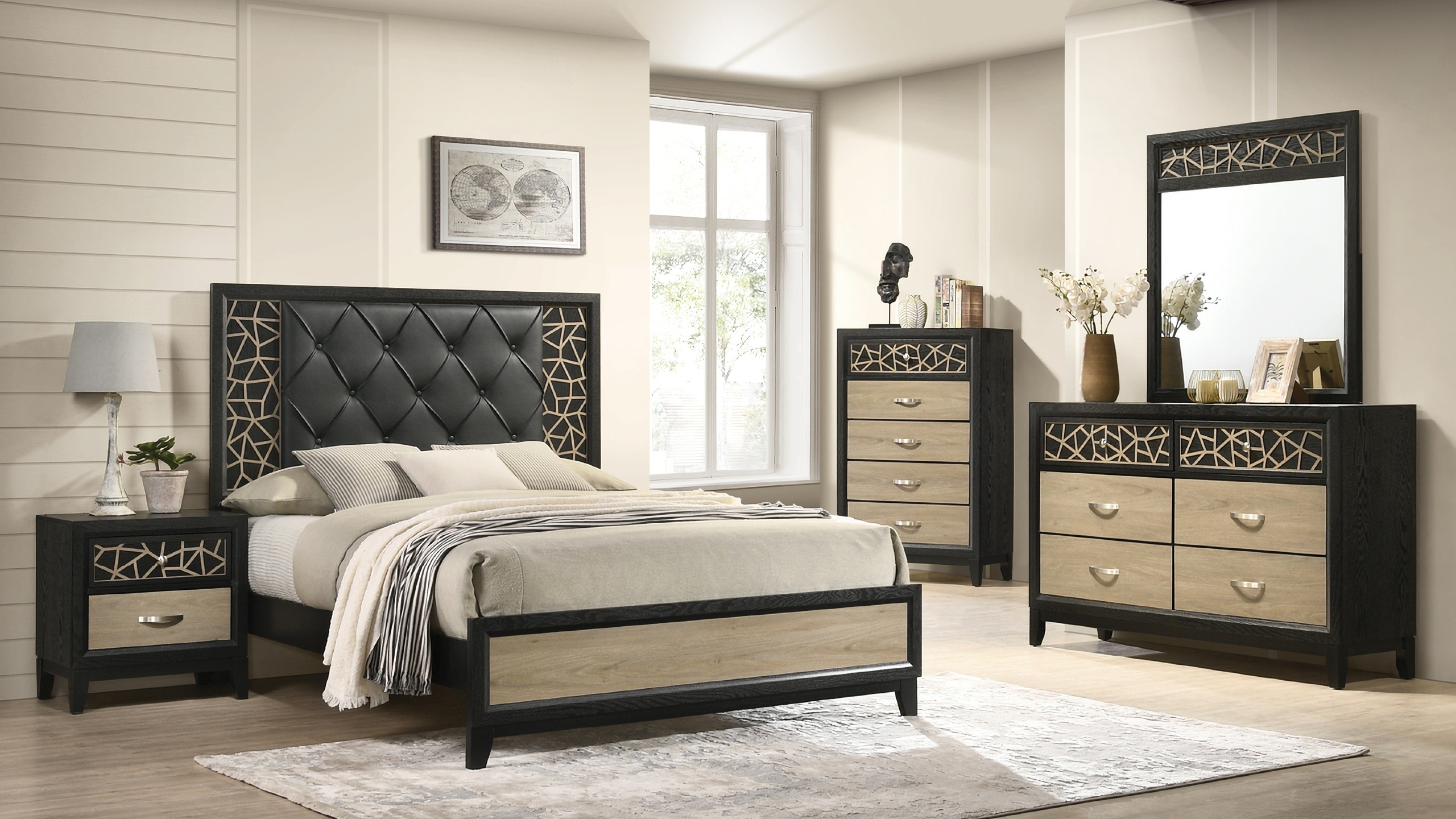 Selena Fabric Upholstered Bed