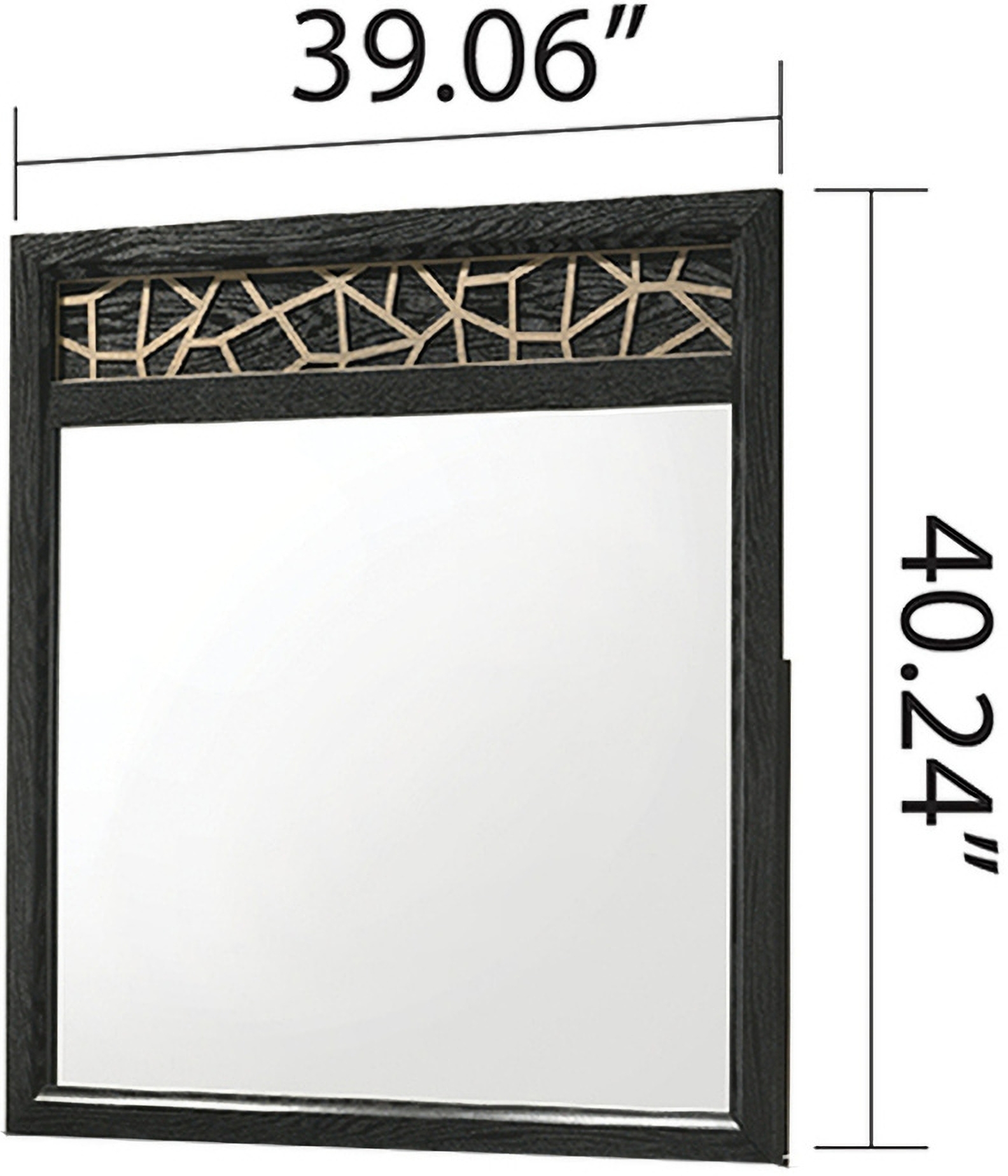 Selena Fabric/Wood Regular Bedroom Set