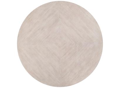 Universal Topanga Wood Round Dining Table, Silver Fox
