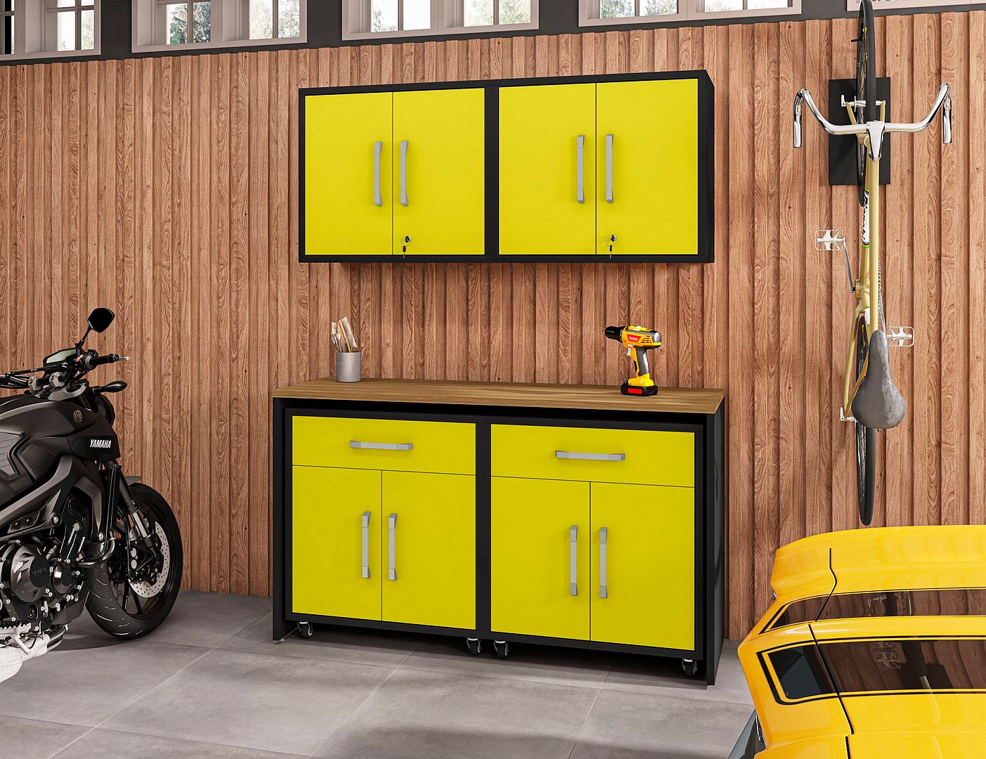 Eiffel 5-Piece Garage Storage Set
